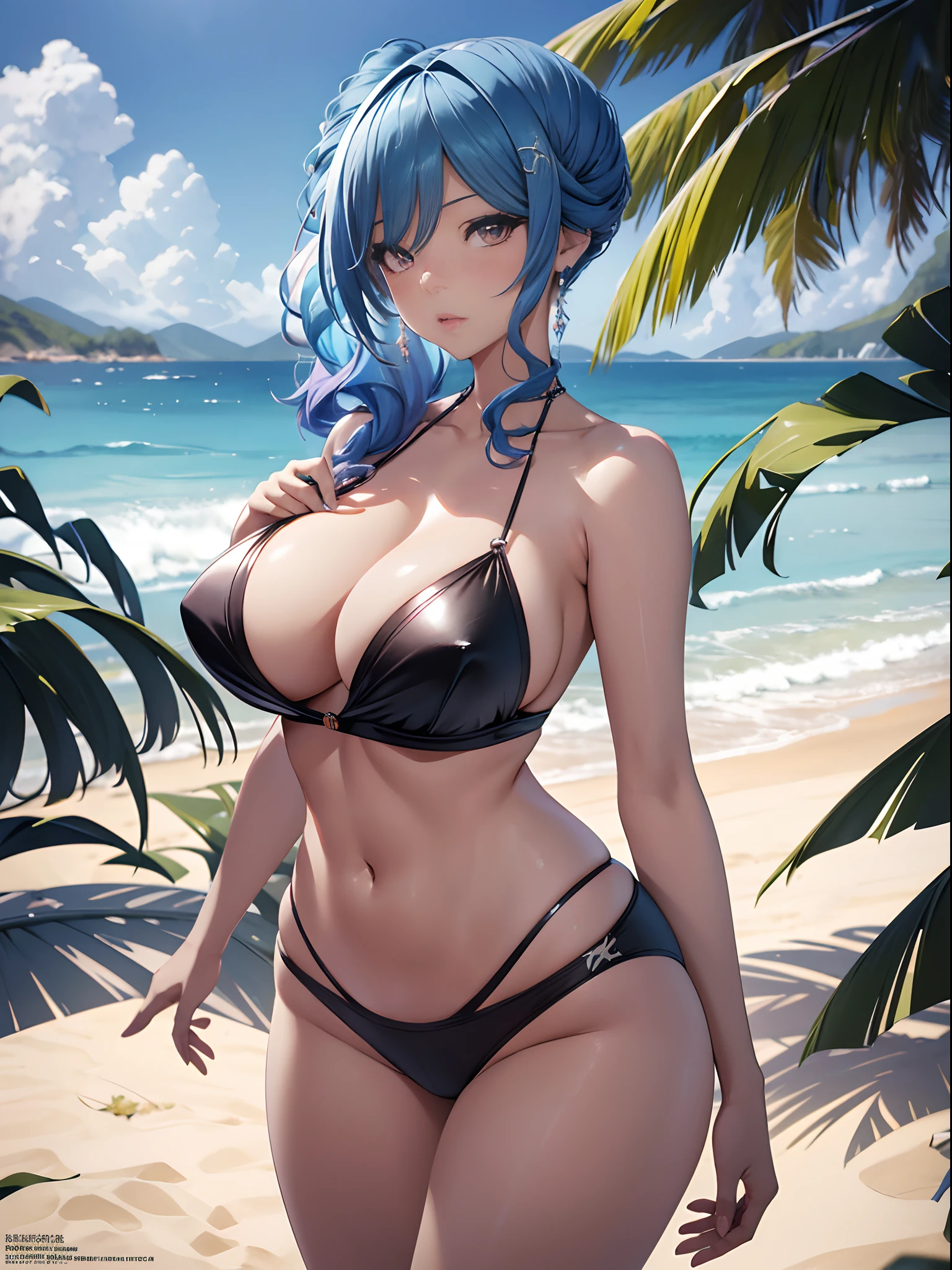 Haiyi - Robot
Super score
default
00:02:36
Three beautiful fair-skinned women in bikinis pose for a group photo on the beach, seductive anime girls, beautiful and seductive anime woman, Guviz-style artwork, Perfect white haired girl, Guviz, Beautiful anime girl, ross tran. scenery background, in beach, Beautiful anime woman, trending on artstation pixiv, Extremely detailed Artgerm, Beautiful anime beauty，Extra-large big breasts，Blush，Perfect body slim curves，8K romantic art photos，