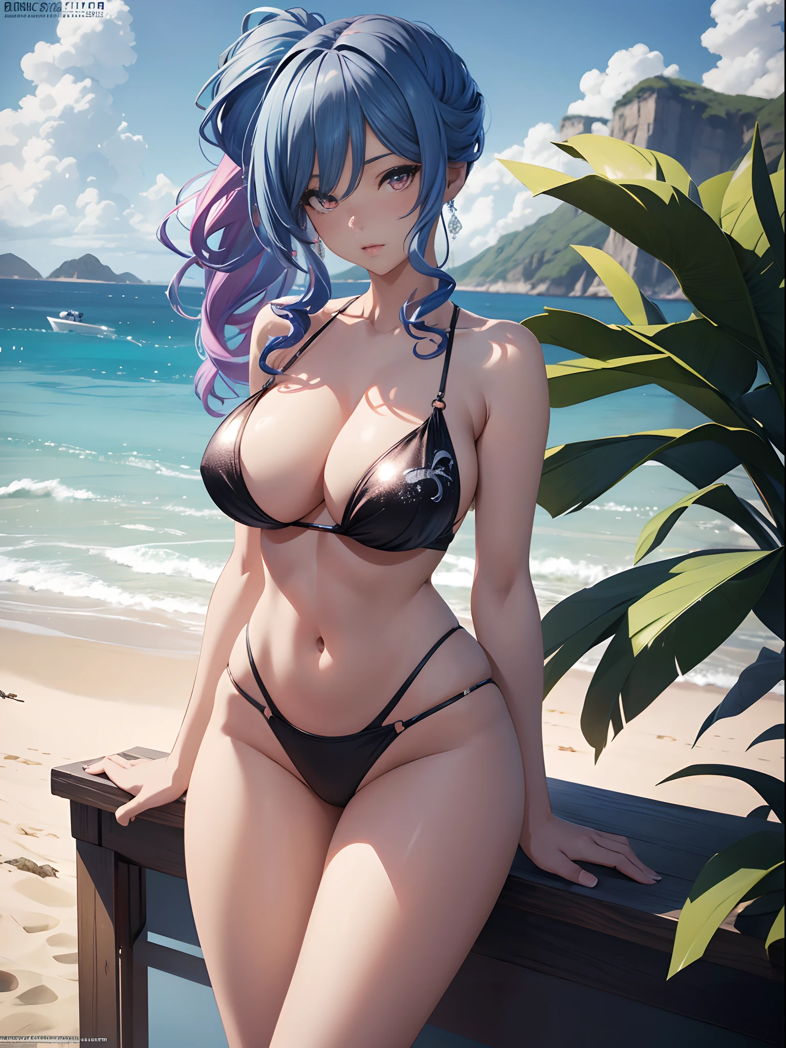 Haiyi - Robot
Super score
default
00:02:36
Three beautiful fair-skinned women in bikinis pose for a group photo on the beach, seductive anime girls, beautiful and seductive anime woman, Guviz-style artwork, Perfect white haired girl, Guviz, Beautiful anime girl, ross tran. scenery background, in beach, Beautiful anime woman, trending on artstation pixiv, Extremely detailed Artgerm, Beautiful anime beauty,Extra-large big breasts,Blush,Perfect body slim curves,8K romantic art photos,