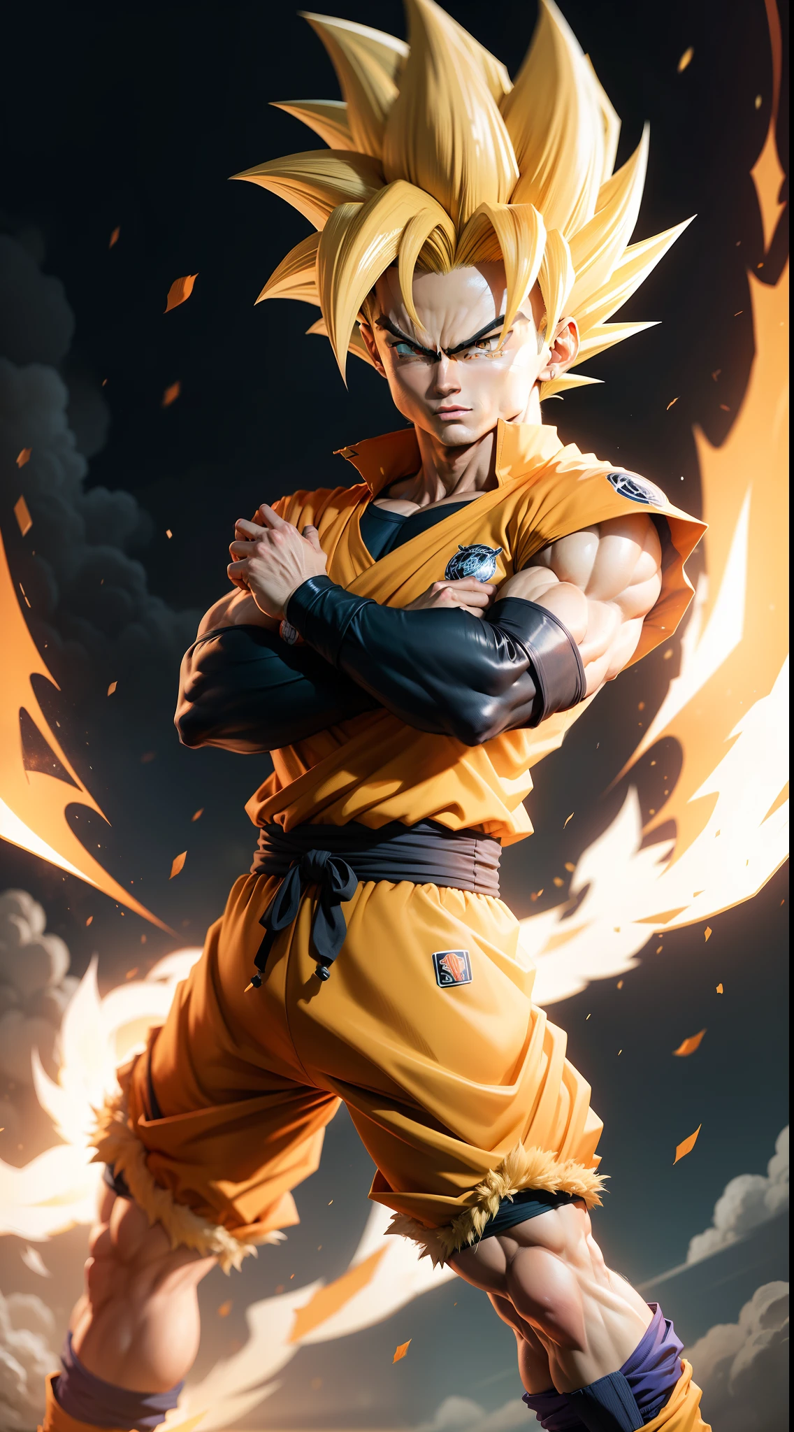Cristiano Ronaldo Goku Fusion (Dragon Ball),A soccer player who can use the Super Saiyan transformation to improve his skills on the field.