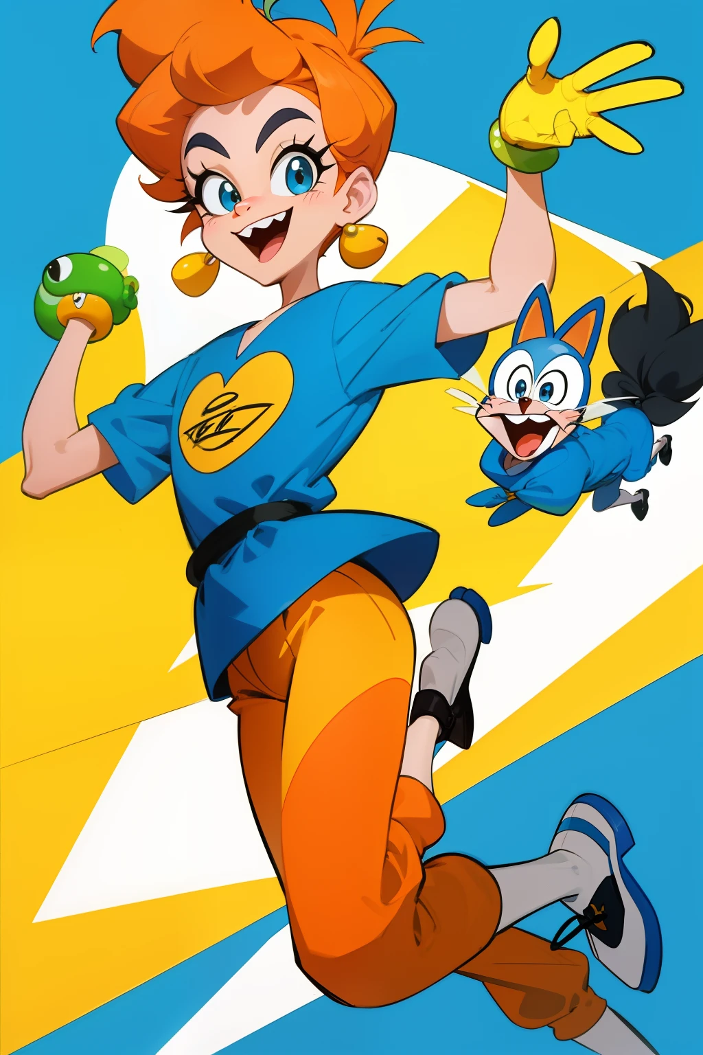 personagem de desenho animado correndo, peludo estilizado da disney, Dom Bluth!!!, Dom Bluth!!, Arte Oficial, vestir!!! Bluth!!!, estilo loony toons, desenho animado pateta, animation of Dom Bluth, Azulzinho, Pernalonga do Mal, vestir!!!! Bluth!!!!, um lobo mosquito humanoide, animation character, estilo loony tunes