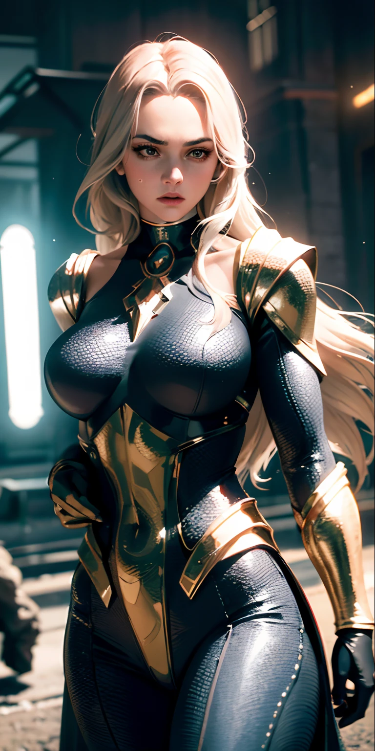 Masterpiece, sexy, robotic female spider, gold black armor, bipedal, spider legs on back