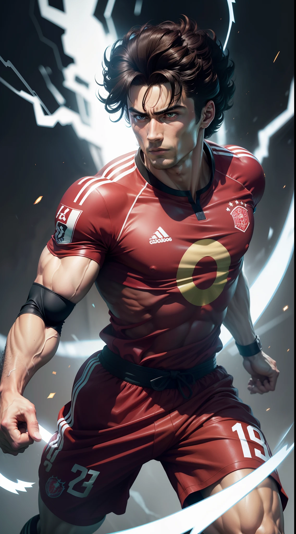 Robert Lewandowski Kenshiro merger (Punho da Estrela do Norte)A ruthless goalscorer who uses deadly techniques on the pitch to score goals.
