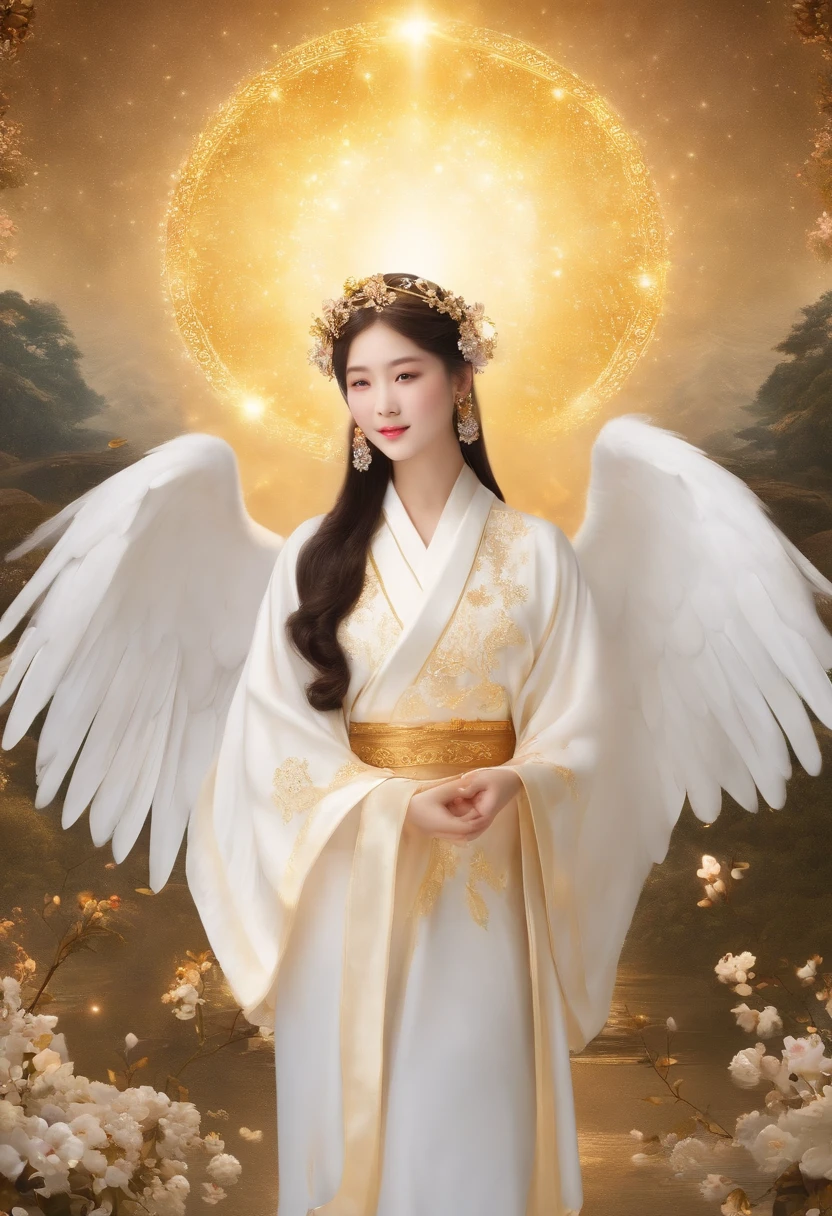 Photorealsitic、(hyper realisitic:1.2)、Beautiful fece、masterpiece、top-quality、extra detailed face、Perfect litthing、nice hand、perfect hand、The sacred and shining sun goddess of heavenly splendor、(Beautiful Japan Woman:1.2)、(serene expressions)、(Miko costume)、(ethereal glow:1.1)、(Peace and comfort)、(Transcendental beauty)、(God's grace)、(a symbol of purity)、(Golden halo)、(Uplifting atmosphere)、(Heavenly Realm)、(Spiritual enlightenment)、(Calm and protective)、(Lighting light:1.2)、(Seraphic figures)、(Harmony and tranquility)、(Angel robes)、(Timeless celestial bodies)、(captivating aura)、(Healing and Guidance)