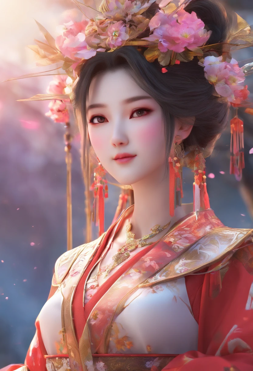 Ethereal, Seraphic, Mare, a girl in, Glow, masterpiece, Ultra-8k, Beautiful, landscapes 、Miko costume、goddess of Japan、hyper pretty face:1.5<