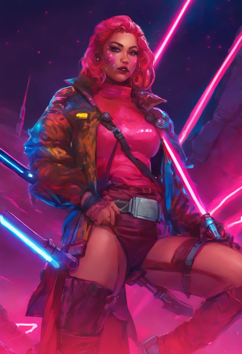 uploaded to e621, raw photo, realistic, anthro, detailed face, detailed fur, high resolution, beautiful and detailed portrait of Helluva Boss, Loona Hellhound, Loona, kenket, Ross Tran,ruan jia, zaush, foxovh, cenematic lighting, small breast, whole body, beautiful, Darth Vader outfit, Star Wars, holding a red lightsaber, confident smiling face, solo, 1girl, dark canyon, canyon, at night