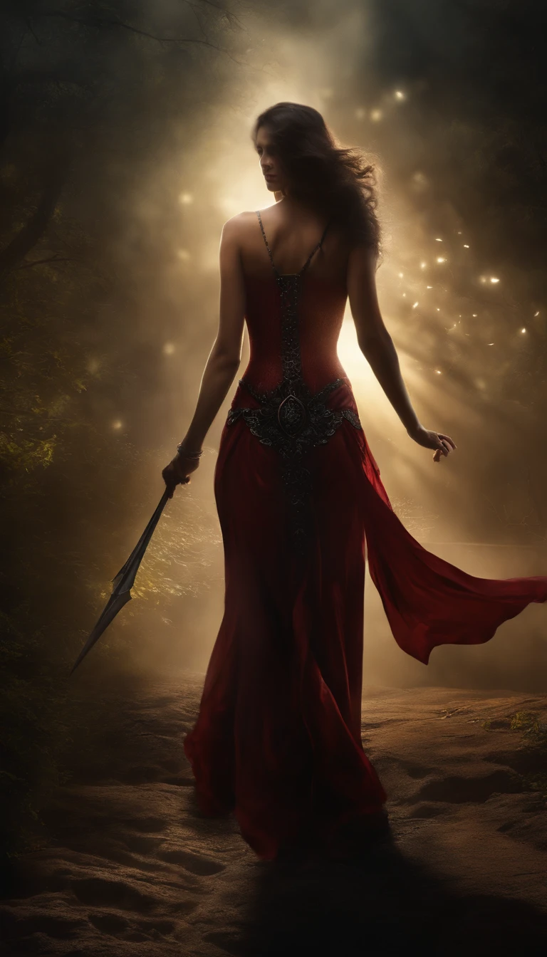 melhor qualidade, master part, ultrahigh-resolution, (fotografia realista:1.4), Surrealismo, Semelhante a um sonho,FusionArt, Shadow dancer, magia das sombras, Darkness Control, furtividade, passo da sombra, Umbral spells, hidden blade,vampiro, demonio