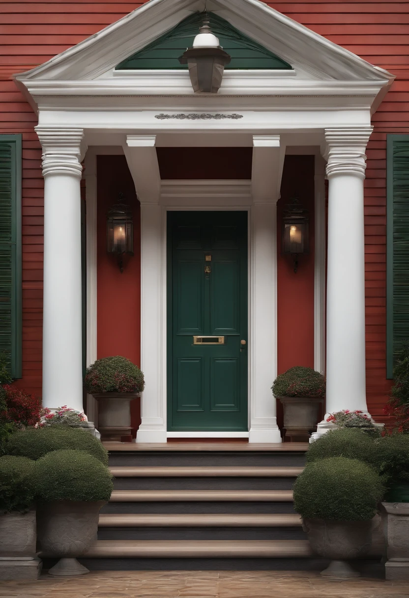 House entrance door、It features a simple、Speciality、Correct perspective、line-drawing、outlines、Medium omission、unmanned、House of the common man、Detached
