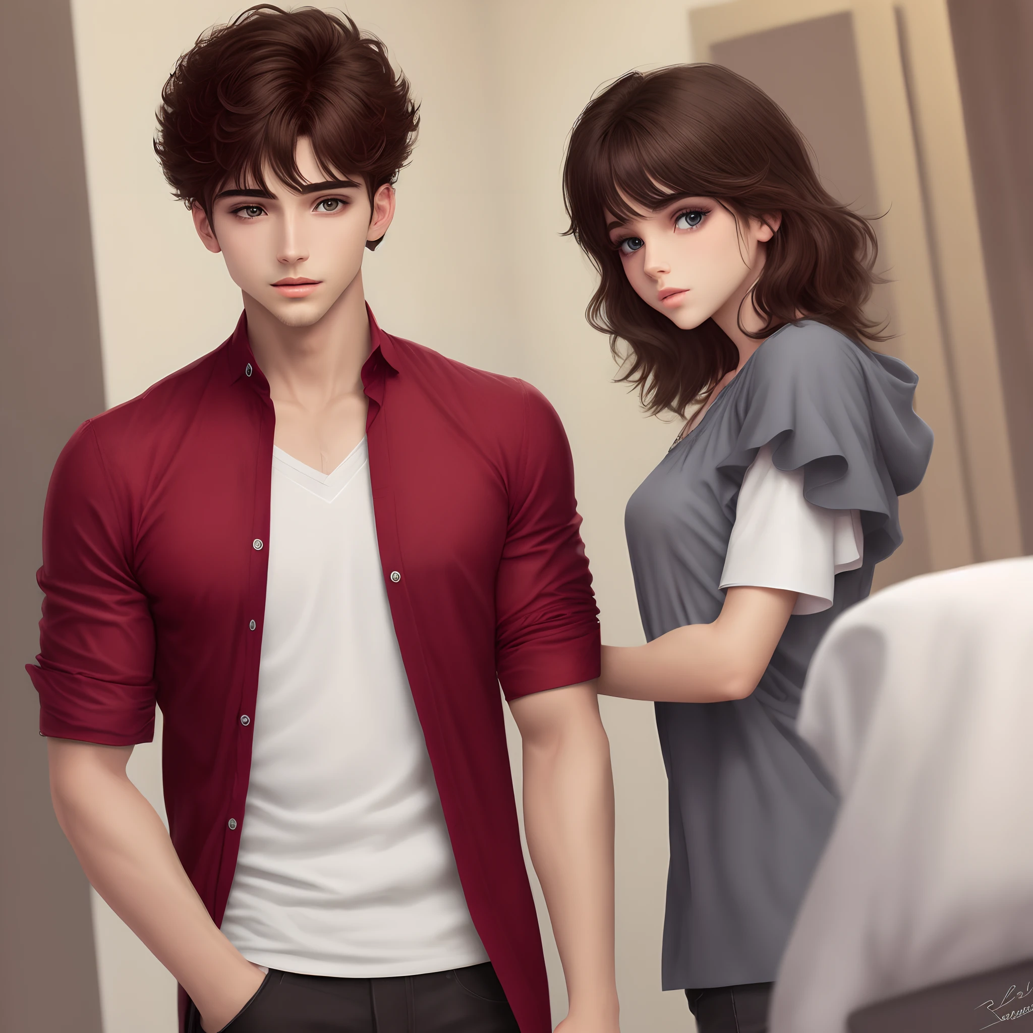 Chico cabello rubio, Ruby eyes, ropa de principe
