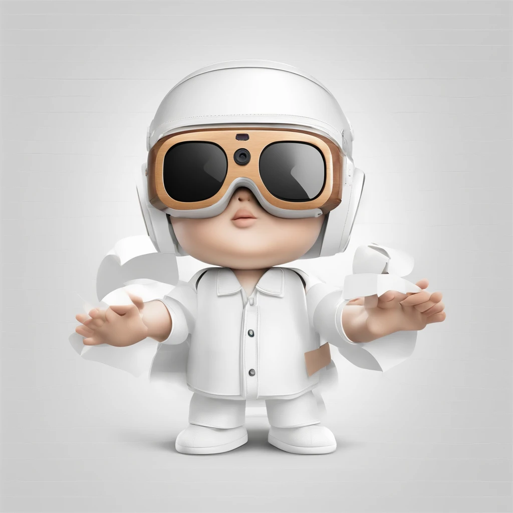 (White background:1.4),(Boy wearing VR glasses,Control the drone to fly,Draw cartoon images through AR,Record beautiful moments with your camera。Oriental elements),(Chinese illustration:1.3,paper art:1.3, Quilted paper art:1.2),( reasonable design, Clear lines, High sharpness,Best quality, Very detailed, Masterpiece, movie light effect, 4K )