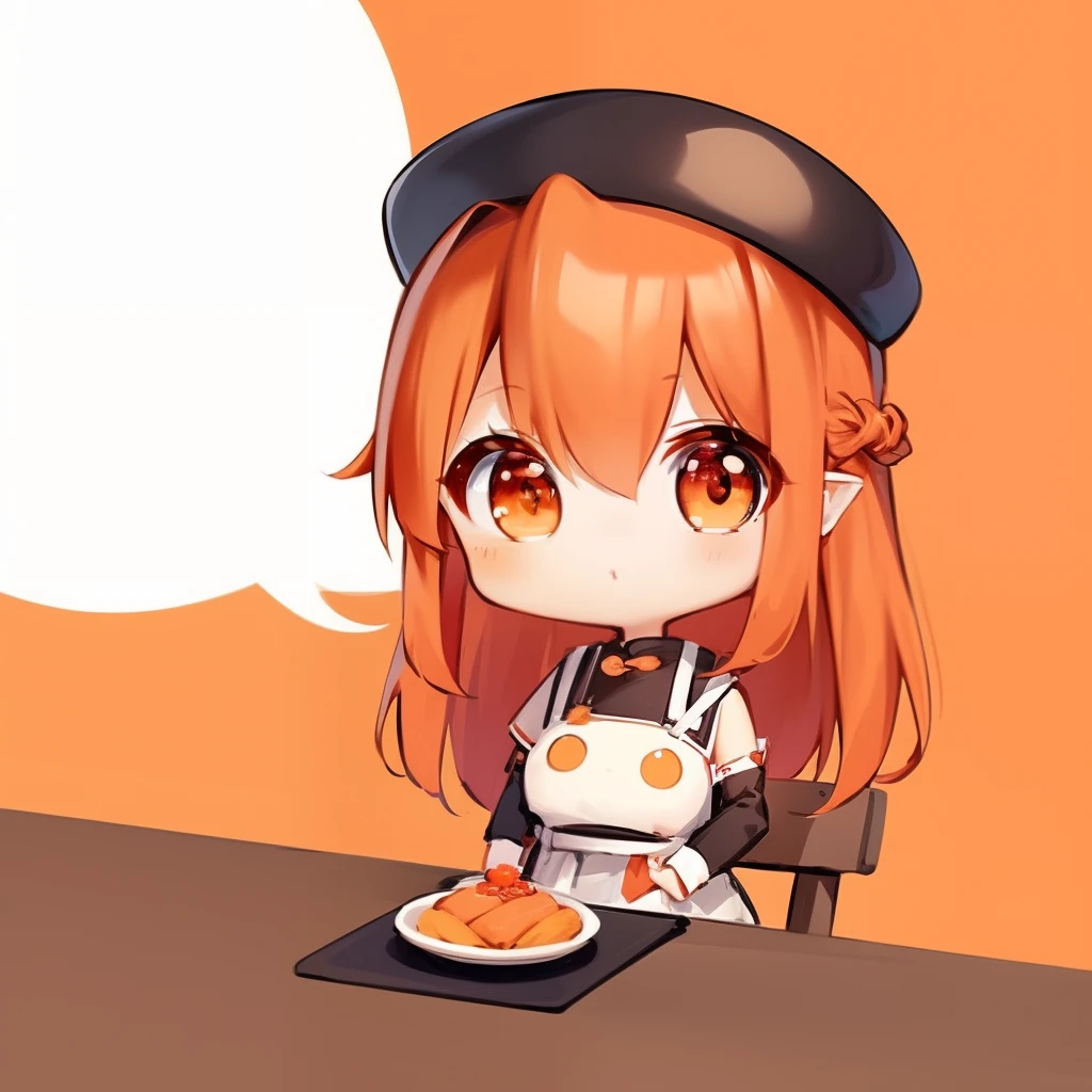 <lora:Chibi_Discord_Emojis:0.8> ((chibi)), big head, focus face, 1girl, drinking tea, portrait, rested, happy, closed eyes, happy, open mouth, cabbie hat, red headwear, red jacket, ahoge, black shirt, hair between eyes, shirt, blush, inside glass of japanese tea, high detail, picture, looking at viewer, facing viewer, white background:1.2,<lora:AE3803:0.8> AE3803