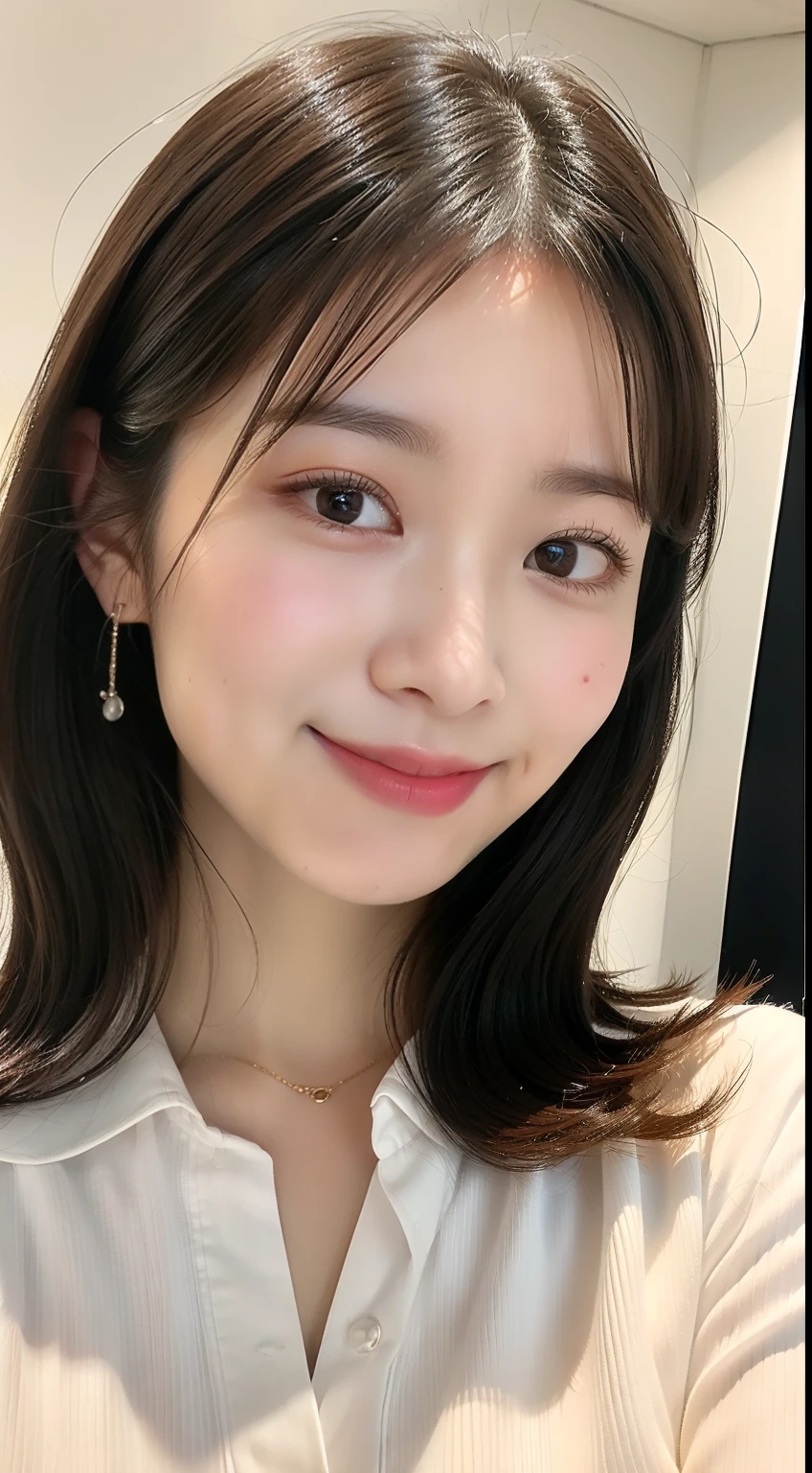 Ultra-realistic capture, Highly detailed, High resolution 16k close-up of human skin. Skin texture must be natural, With such detail that pores can be finely identified. Skin should look healthy, In a uniform tone. Use natural light and color,
, 8k, detailed shadow, sharp focus, super detailed skin, extremely detailed eyes and face, eyes with beautiful details, 20 yo, (baby face:1.0), smile, supermodel,looking at viewer
BREAK
1girl, breast focus, breasts, cleavage, close-up, collarbone, denim, jewelry, large breasts, navel, selfie, solo