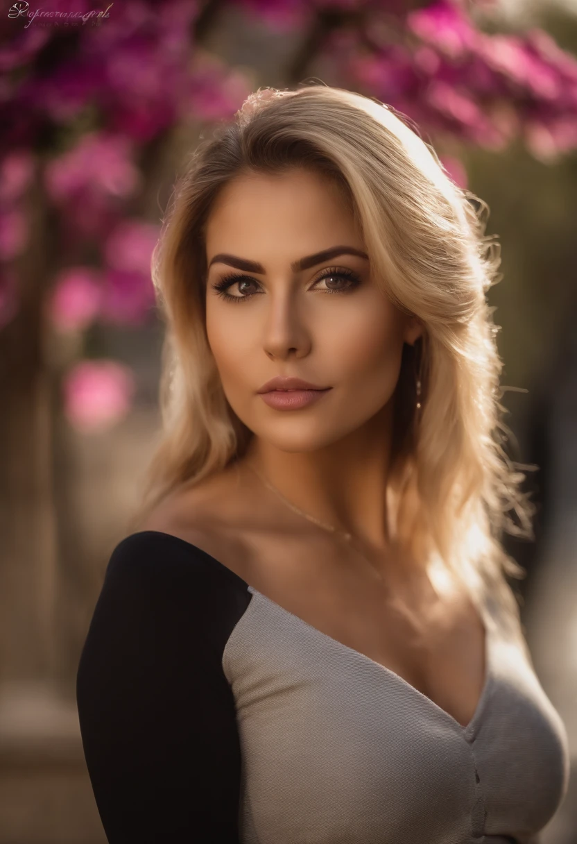 (((Incredibly beautiful Latin-Russian slim goddess, ((pechos grandes)), 28 years old, cabello rubio platino, (muslos magros), Cara ultra detallada, cara ovalada, cara larga, ojos verdes, (Intense look at the camera) , Coquettish facial expression, Focus, 8k, (foco nítido), HDR, La mejor calidad, Masutepiece, 超A high resolution, Foto realista, ((Fotos de NSFW, Solo adultos)) (realista: 1.3), ((Obra maestra , Max Quality、High detail)), (fotorrealista: 1.4). Atractiva joven rubia, Tight pants, crop top rosa ajustado, Large size, Piel tensa, apariencia grande, al fondo un hermoso amanecer en el castillo de Chapultepec, In Mexico City.