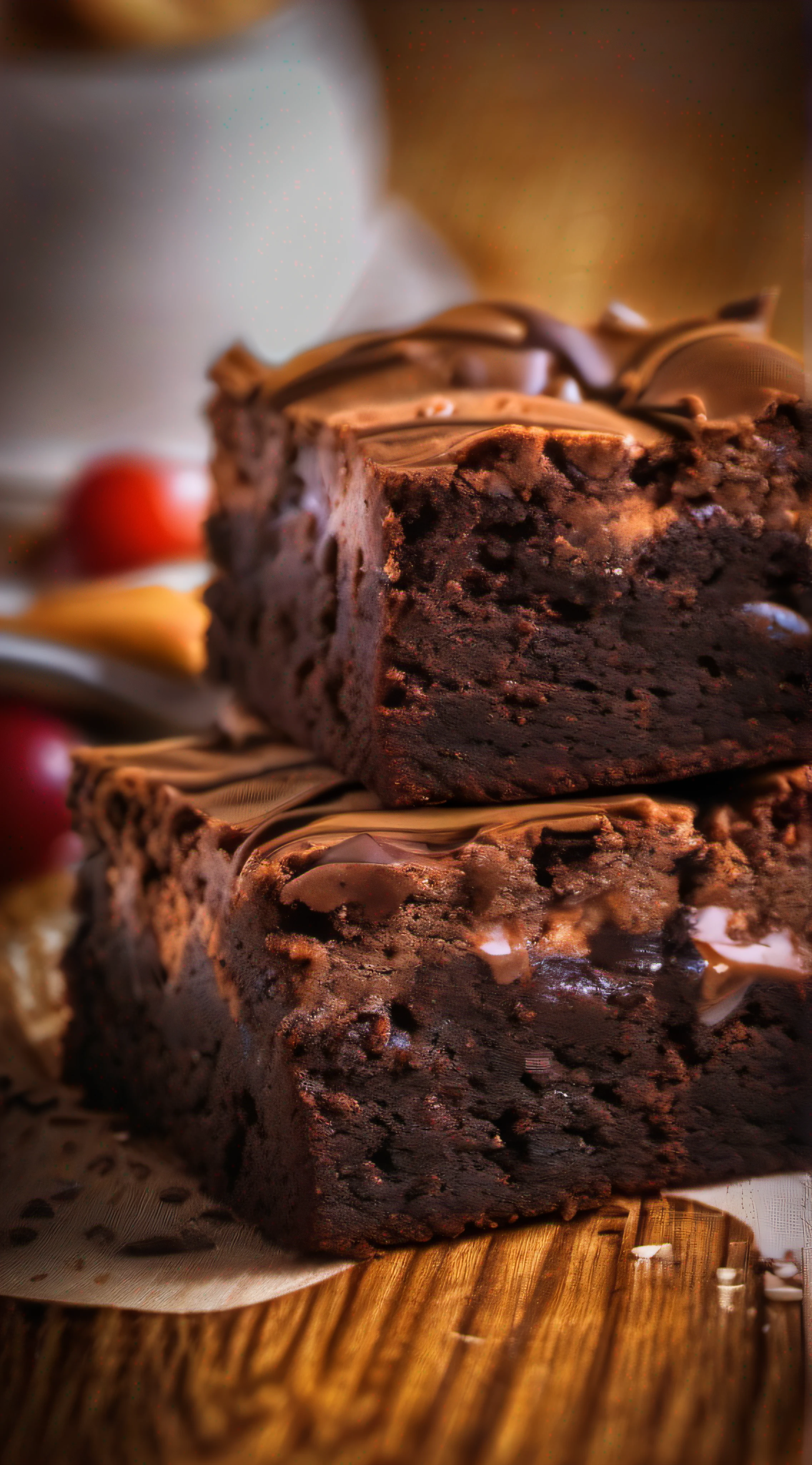 brownie delicioso, textura detalhada, hdr foto realistico, cinematic,foto promocional, iluminado, adobe lightroom