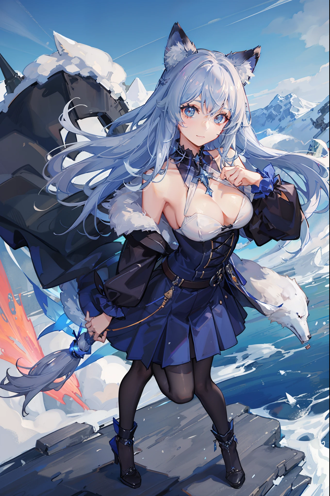mirai、The end of the world、makina、Wolf Girl、Electromechanical、icy、mechs、karo