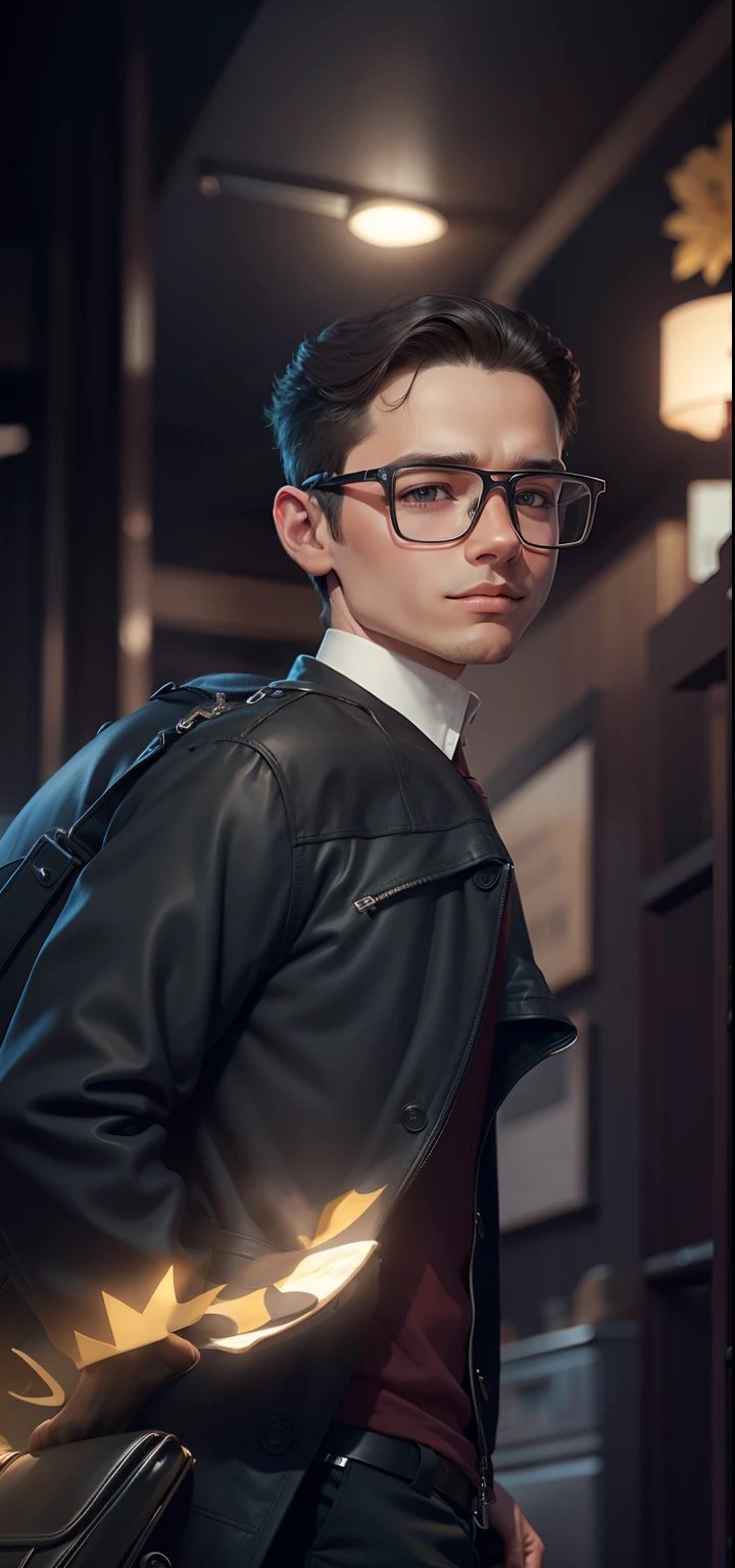 Smart boy with dog 4k quality