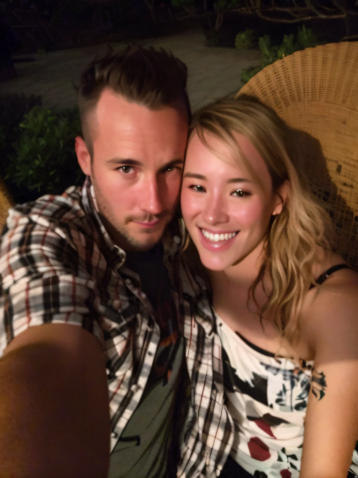 there is a man and woman sitting together at a table, profile image, profile picture, in love selfie, profile pic, the last selfie ever taken, millaise and greg rutkowski, last selfie ever taken, high quality upload, profile photo, vacation photo, iphone selfie, bad selfie, accidental selfie, headshot profile picture, jordan grimmer and natasha tan