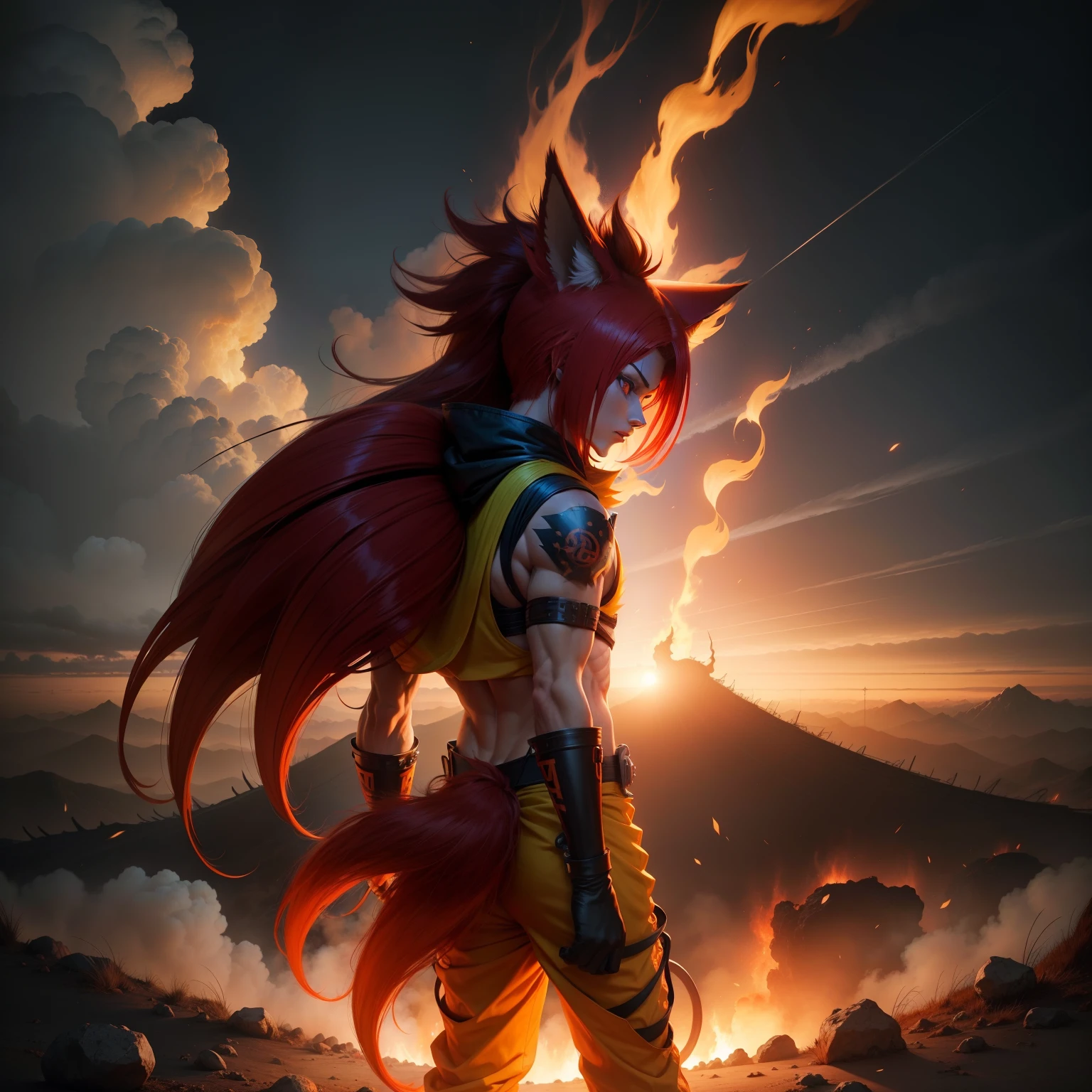 Kurama 9 Super Real Apocalyptic Tails