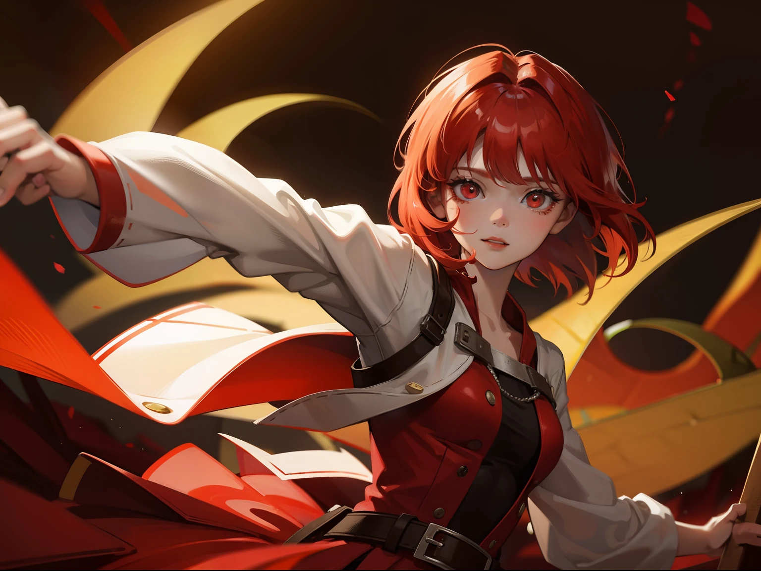[[Clannad style]], [[a cute girl with short hair with red bangs]], [[red eyes]], [[gloomy, dark forest background]], [[poor natural lighting]], [[great quality]],[[masterpiece]], [[best artist]], [[best performance]], [[16k quality]], [[HDR+]]