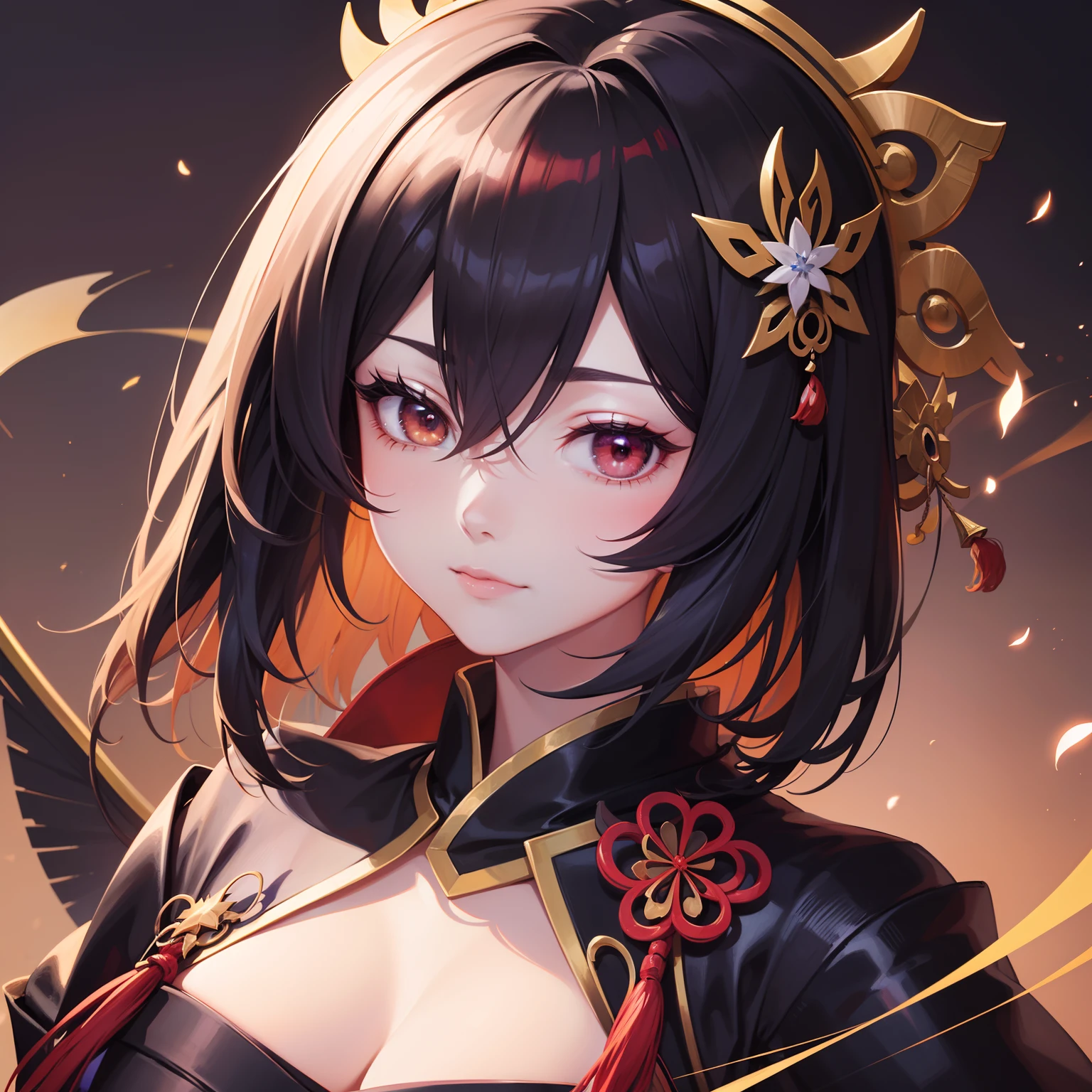 super high image, super detail, super high resolution, Japanese style painting, female perfect beautiful Onmyoji, background brilliant royal palace, anime, manga, illustration, portrait, animification, professional lighting