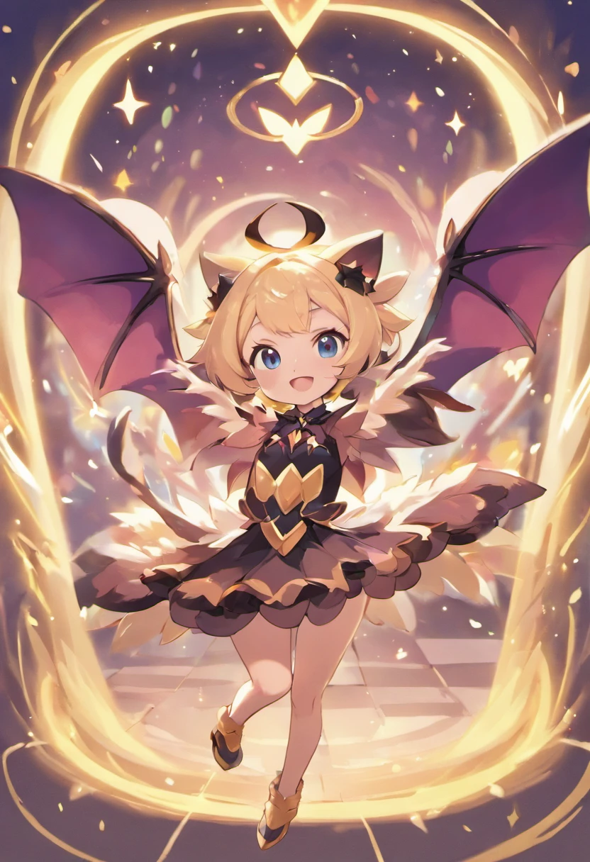 (best quality,4k,8k,highres,masterpiece:1.2),ultra-detailed,adorable bat vtuber,virtual idol,with big sparkling eyes,long fluffy ears,flapping wings,vibrant colors,expressive face,compelling personality,playful demeanor,engaging expressions,cute outfit with bat motifs,charming poses,mischievous smile,flying in a whimsical virtual world,dynamic camera angles,vibrant and vivid background,anime-style art,with a touch of gothic aesthetics,creative and unique character design,with a hint of magical powers, illuminated by soft and warm lighting,creating a cozy and inviting atmosphere.