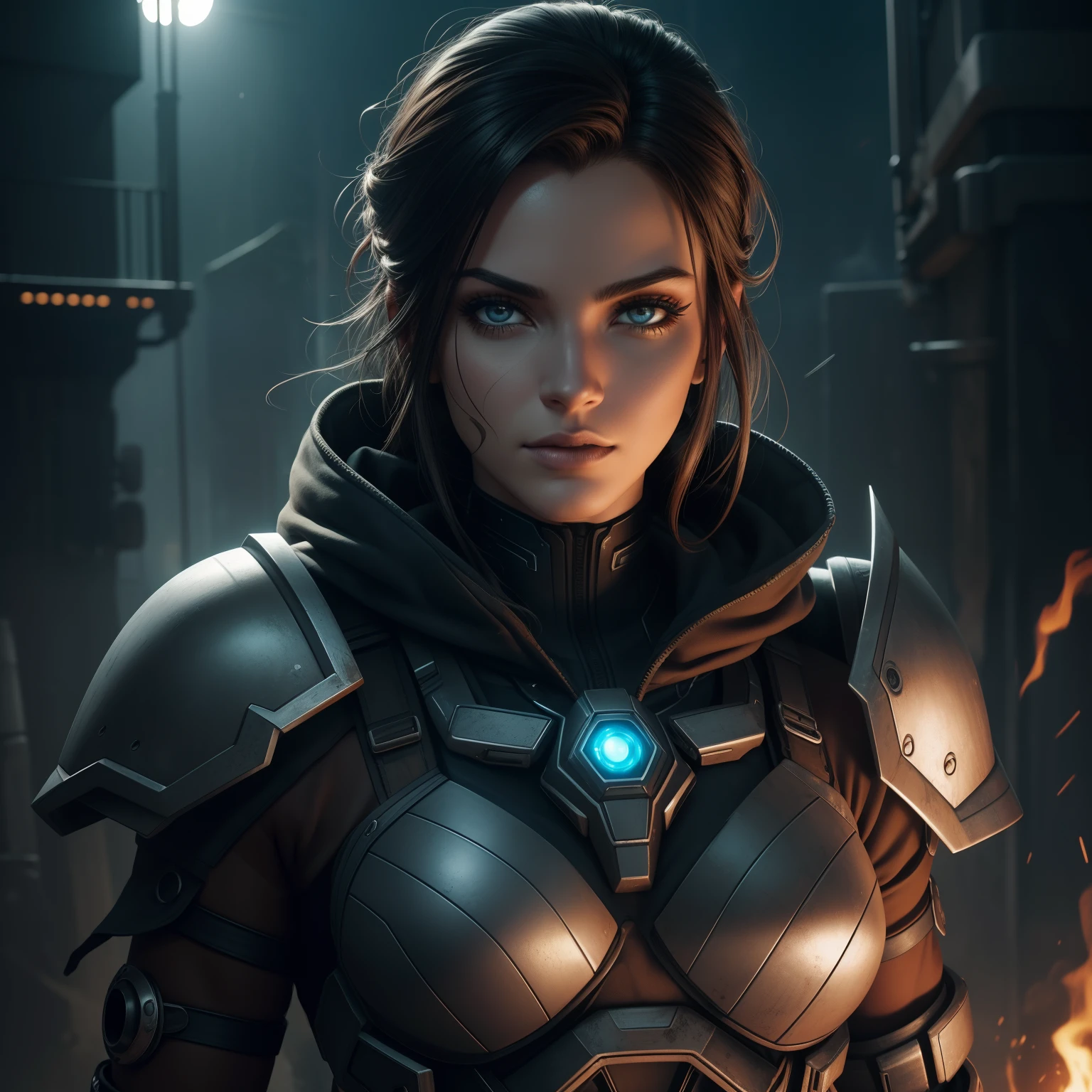 horrifying cyborg witch, (gorgeous face:1.2), (gorgeous body:1.2), highly detailed, INTRICATE, digital painting, artstation, concept art, smooth, sharp focus, illustration, art by artgerm and greg rutkowski and alphonse mucha