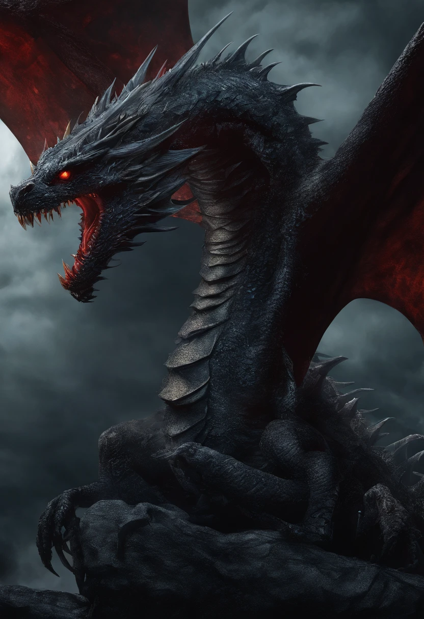 (Dragon Sky Dorado) CU (piercing red eyes),Close-up let go (Blood and fire) Through the nose,Chest scales,high high quality,8K,Many details,Fire lettuce,Alas,4 legs,Spotted claws,golds,dangers,fires,dentes pontiagudos,big dragon,immensity,threatening,imponent,Blue scales