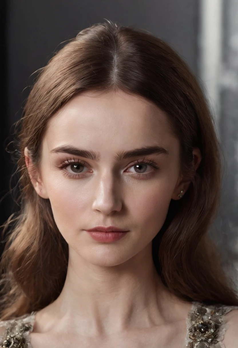 analogue style, model shoot style, RAW photos((sportrait:1.8)) (Young girls:1.5), (Lily Collins:1.5) ((coloured photo:1.5)), (long whitr hair, Pick-dyed multicolored hair:1.7), ((cute face:1.7, s the perfect face:1.3)), looking at viewert, (shining body:1.5, paleskin:1.5), best qualtiy, Epic (Photo by Lee Jeffries and Quentin Tarantino, Sony A7, 50 millimeters, pores:1.5, a color, hyper-detailing:1.5, filmgrain:1.4, hyper realisitc:1.5), rendering by octane, hyper realistic lifelike texture, tmasterpiece, Unreal Engine5, Extremely Detailed CG Unity 8k Wallpaper, photorealistic eye, hyper HD, HDR, digital SLR camera, Crazy detail photos, (ecstasy of light and shadow, dark deep shadows), (Winner of the Pulitzer Prize for Photography and Taylor Wessing Photographic Prize), character chart, close-up, Wide-Angle, lens flare