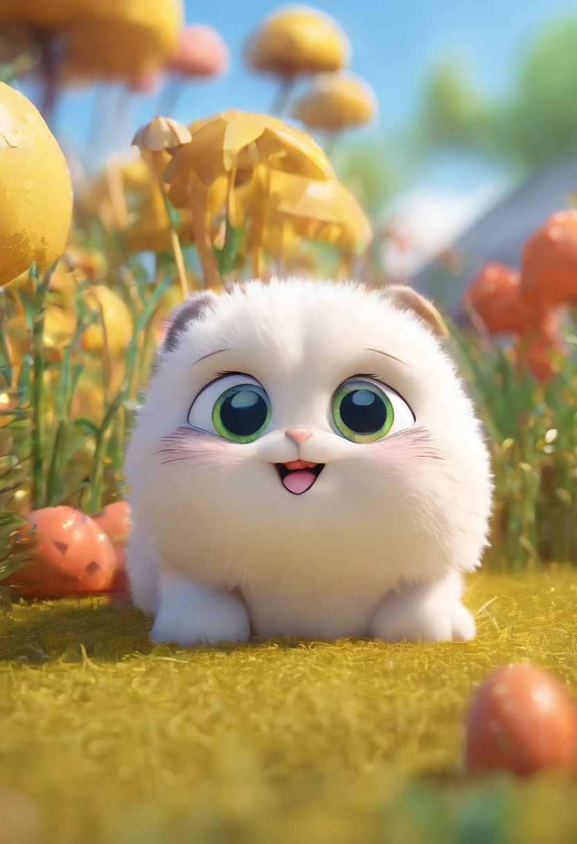 Rice mascot design,Cute rice image,Cute and cute,depth of fields,high light,Real light,Ray traching,oc rendered,Hyper-realistic,best qualtiy,8K,super-fine,Detailed pubic hair,Correct anatomy,sharp focus on eyes,Bokeh,Physical integrity