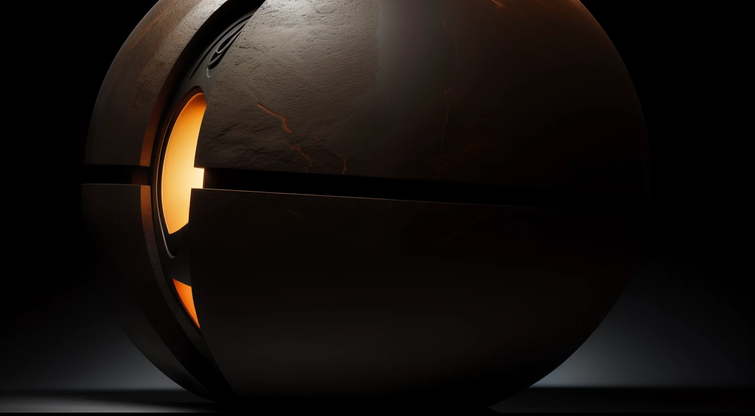 Dark opaque marble sculpture H style.r. Giger. Gigante. 8K High Resolution, realistic photograph, alto detalles, Alien, metales opacos, detalles altos de las texturas, alien scriptures. Alto contraste en las texturas, High-precision inserts and joints, black background with cold mists, Specular film lighting. biomechanics, alto contraste 8K de las texturas. Escultura perfecta, obra maestra, robusta, fuerte, oscura, film lighting, Gigante 8K fotorealista, vista perspectiva cenital y basal, fine lighting details on the surface in 16 K. Luz ambiente de un sol lejano verde. Nave estilizada poderosa y con hermosa formaen tierra gigantezca. Niebla y humo en el ambiente, Heavy atmosphere red and orange, Alinigen sculpture, adorada, alto impacto en los detalles