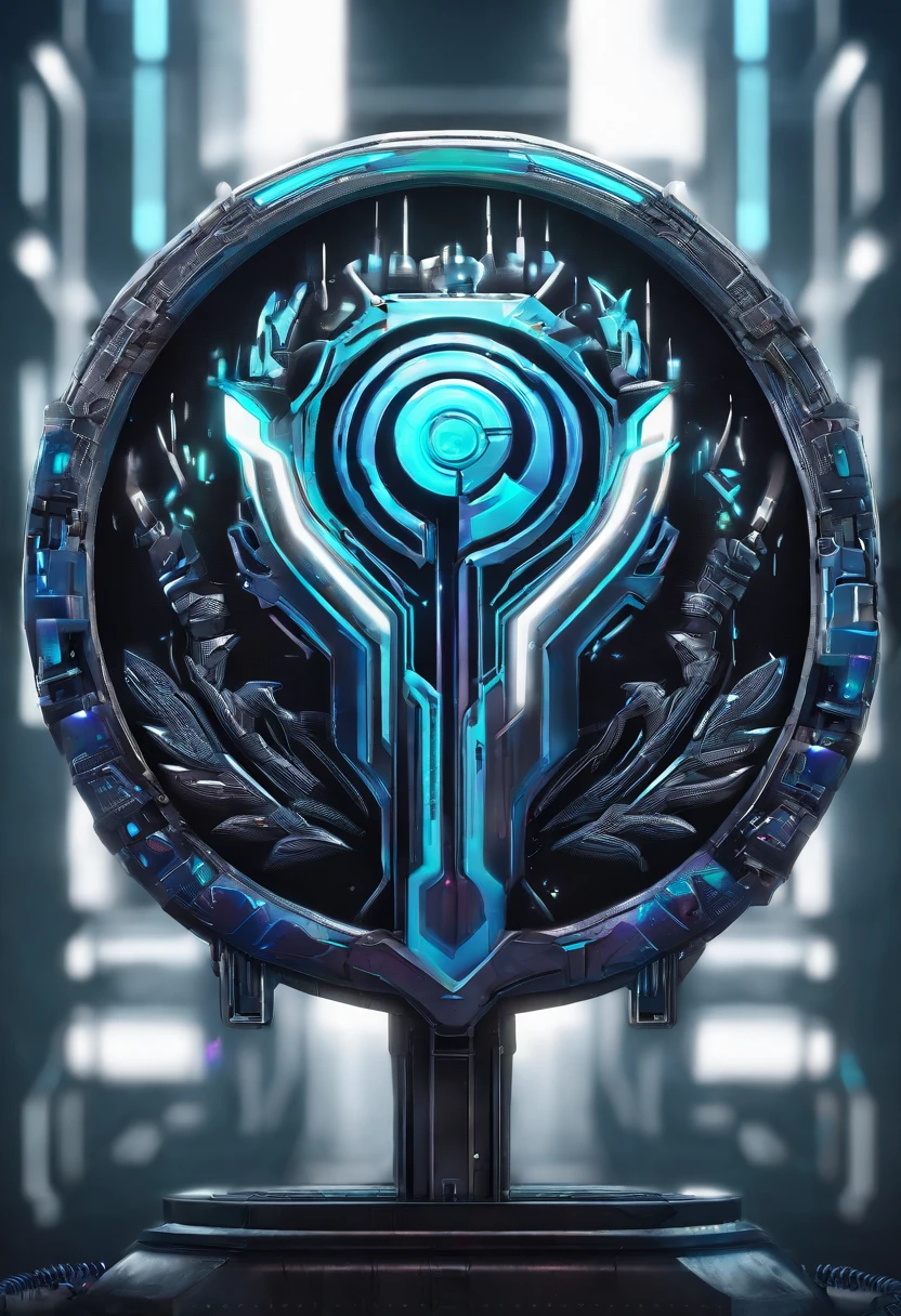 (Game achievement medallion design),Silver medal,Flat 2D effect,Ear of wheat border,Pattern of hammer screwdriver cross in the middle of the medallion