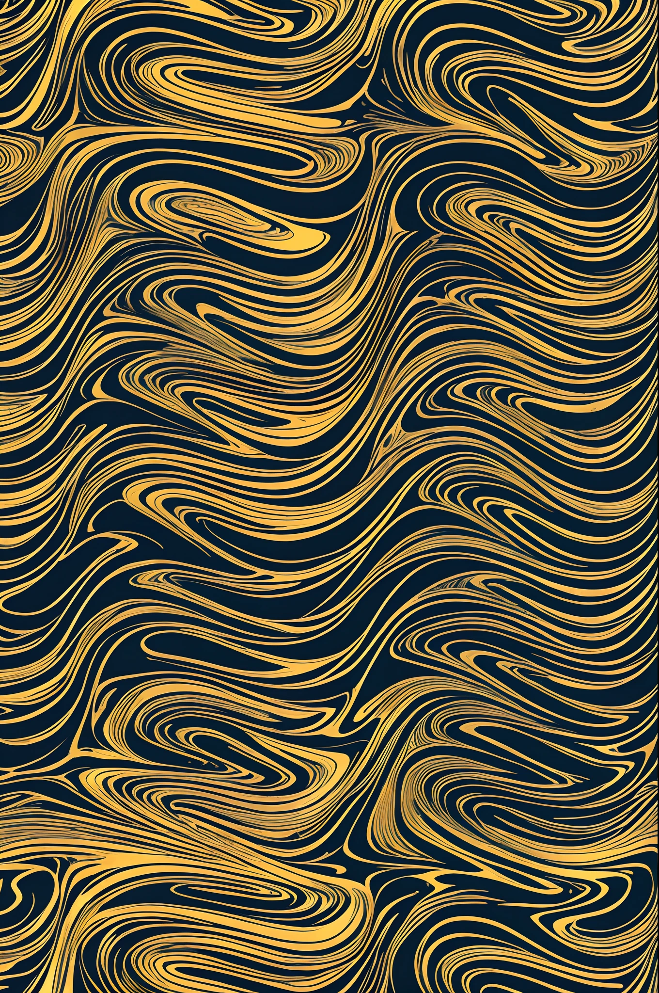 gold lines create a unique marbled pattern on a black background --auto --s2