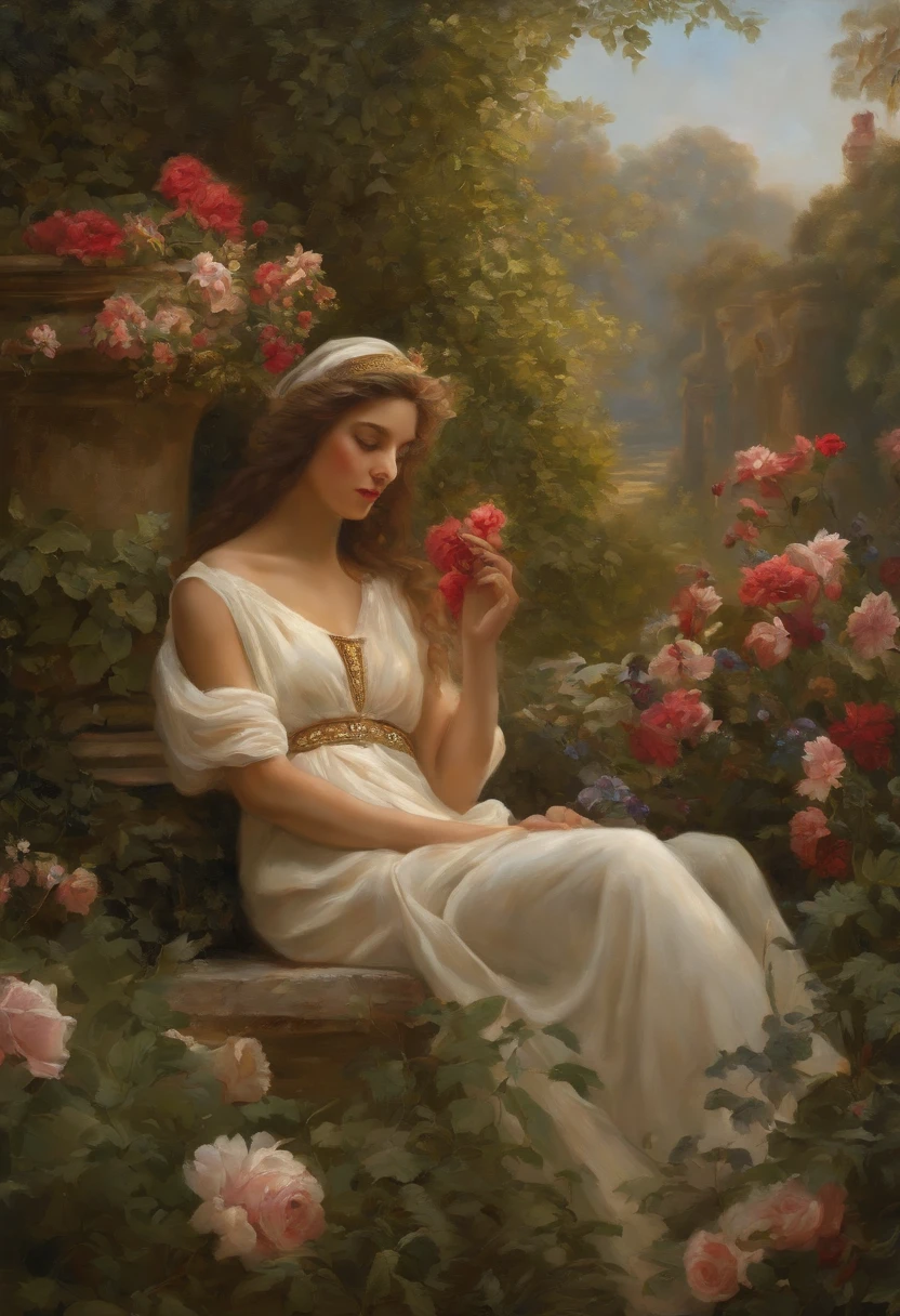 In a world in turmoil due to human disobedience, a vivid picture emerges from a passage in the Bible. This masterpiece depicts the following elements:
An ancient garden scene, exuding tranquility and beauty.
Detailed and captivating eyes, reflecting both sadness and hope. Exquisite lips, subtly conveying a mix of determination and vulnerability.
Multiple figures, including both men and women, gardeners toiling amidst the chaos. Their disheveled appearance showcases their struggle against the consequences of their actions.
The lush greenery and vibrant flowers create a contrasting backdrop, emphasizing the stark contrast between the once idyllic paradise and the current state of turmoil.
The lighting, soft and dappled, filters through the dense foliage, casting both shadows and highlights on the characters and surroundings, adding depth and drama to the scene.
The medium for this artwork is reminiscent of a Renaissance painting. Richly pigmented oil colors and intricate brushwork bring life to the details, emphasizing the expressions and emotions of each character.
The realism of the painting showcases undeniable skill, with incredibly fine brushstrokes and detailed textures, seamlessly capturing the intricacies of nature and humanity.
The color palette leans towards warm earthy tones, amplifying the somber mood and emphasizing the human struggle depicted in the scene.
The overall quality of this artwork is of the highest standard, deserving the titles of best quality, 4k, 8k, high resolution, and masterpiece. The level of detail is beyond compare, achieving a photorealistic representation of the garden and its inhabitants.
By weaving these elements together, a powerful prompt emerges, inviting Stable Diffusion to generate an awe-inspiring image capturing the essence of this biblical passage.