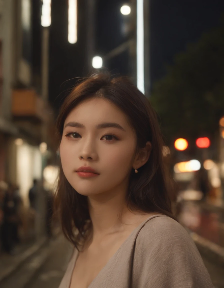 1girl, Tokyo street, noite, paisagem urbana, luzes da cidade, 8k, foto RAW, melhor qualidade, obra-prima, realista, foto-realista, Prohibited teenage girls masturbating --auto