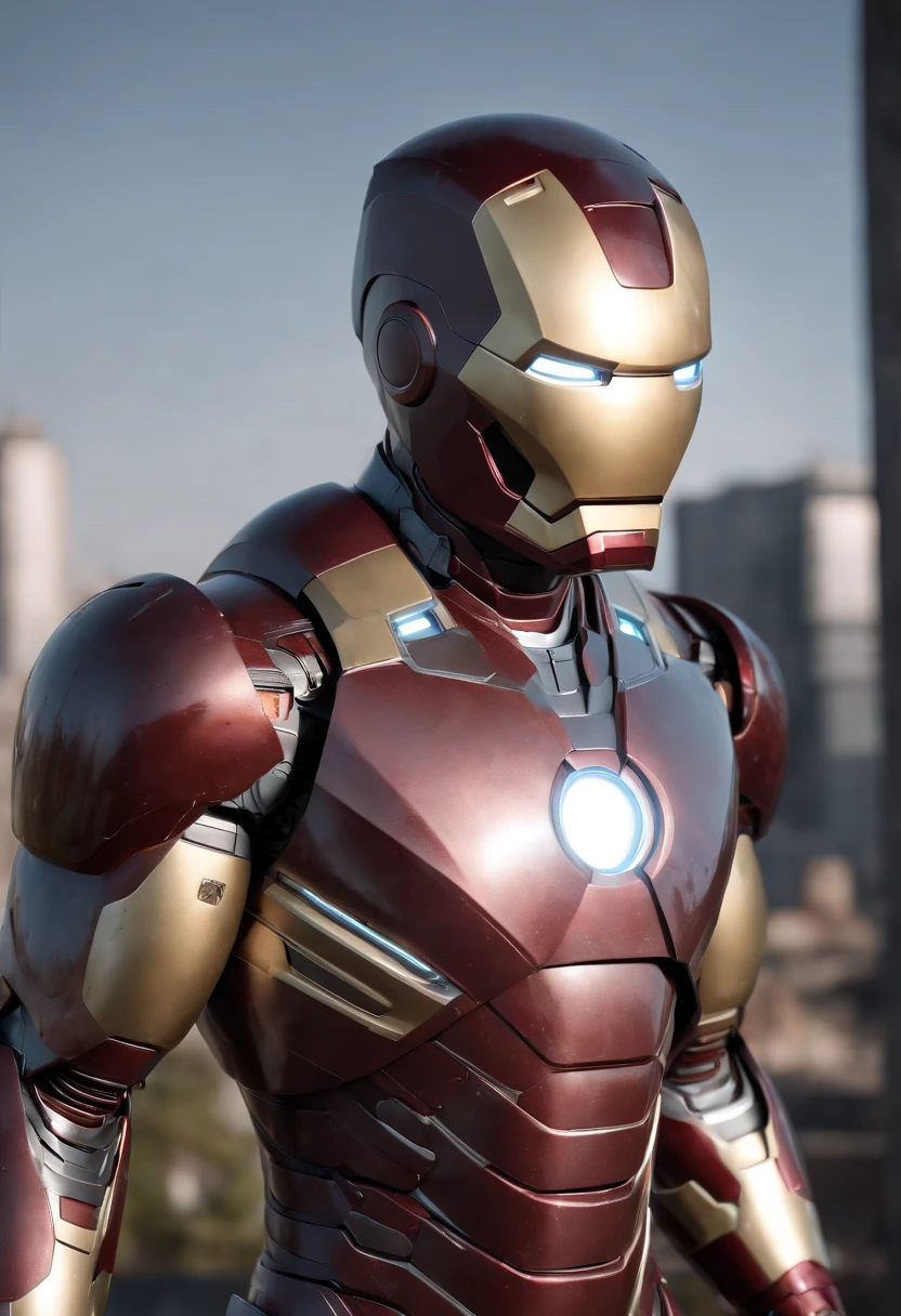 Marvel's grim portrait of Iron Man with intricate angular cybernetic implants inside a brutalist building, cocina futurista, cyberpunk, Foto premiada, Neon lights, cybernetic limb, cuerpo entero, Holding an empty plate, obra maestra, UHD, 32K, ultrarrealista, HQ 4K, Renderizado en Unreal Engine 4K HQ, Renderizado en Unreal Engine 4K HQ, Arte conceptual 4K e hiperrealismo, Renderizado 4K detallado, Ironman, ArtStation 4K, Renderizado 4K de alto detalle, Tendencias 4K en la sede de ArtStation, Extremadamente fotorrealista