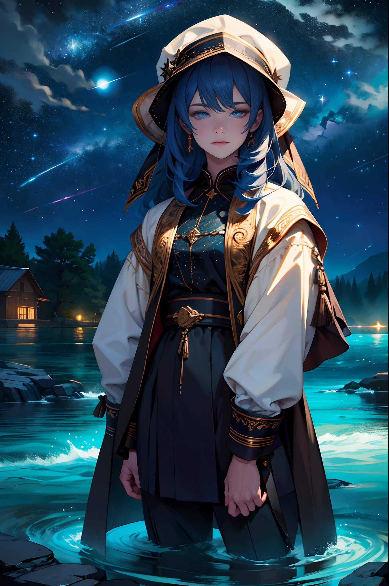 tmasterpiece,HD masterpiece,exteriors,starrysky,A splendid river of stars