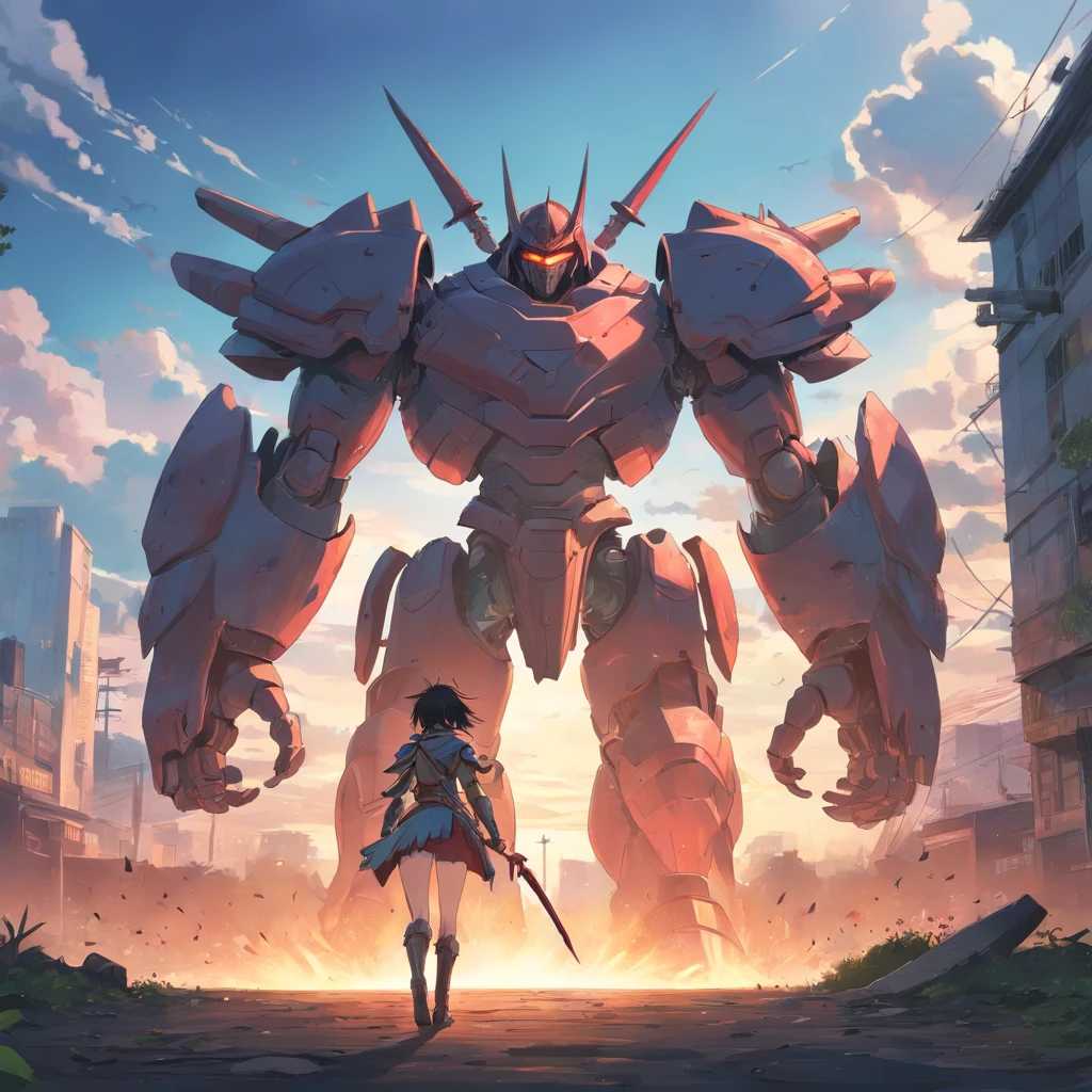 Berserk-inspired armor, Medieval outfits, Dark fantasy aesthetics, Battle-worn details, Gravures complexes, Oversized weapons, style de Kentaro Miura, Des contrastes frappants, Ombres lourdes, Detailed line work, Palette de couleurs gothiques, Style anime mature, Intense battle scenes, Environnements dystopiques, Anatomie musculaire --Niji 5