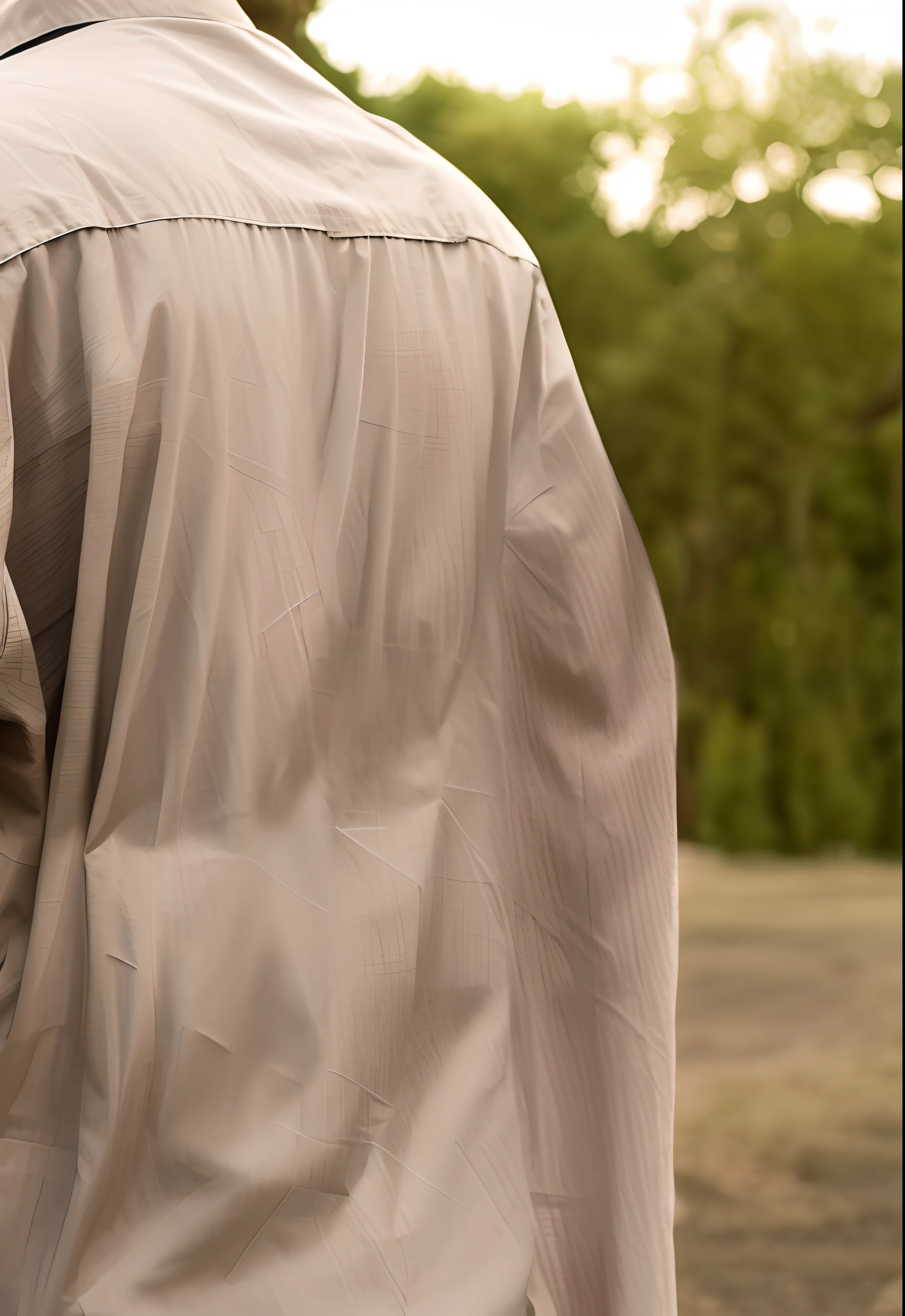 Gray clothes,