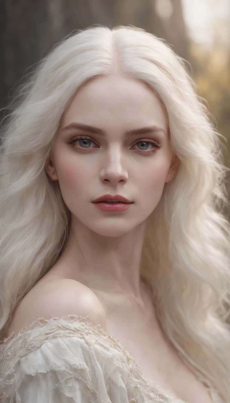 Rasil Style, Furry , Albino women, Full body portrait, Barefoot, Perfect face with soft skin and nice perfect face, concept art portrait by greg rutkowski, ArtGerm, hyperdetailed intricately detailed gothic art trending on artstation triadic colors, Fantastical, intricate detailes, Splash Screen, Complementary color scheme, Fantasy concept art, 8K resolution, gothic deviantart masterpiece, Oil Painting, heavy strokes, No bare cloth