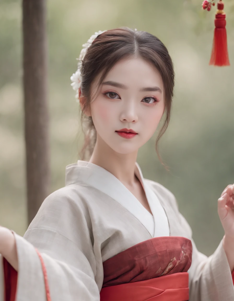 (finely detailed beautiful face), (finely detailed beautiful widening eyes:1.1), (8k eyes), (8k pupils),(photorealistic:1.4), masterpiece, ultra quality, insanely detailed, (ultra high res), absurdres,raw,(standing, full body:1.2), girl, (18 yo:1.2), (_ hanfu,ming style),(tulle,translucent, see-through),stifled laugh, (pureerosface ,ulzzang-6500:0.5), Submissive,Innocent, seductive face,kawaii, (red hanfu:1.5),tang style,(full body:1.2),medium shot