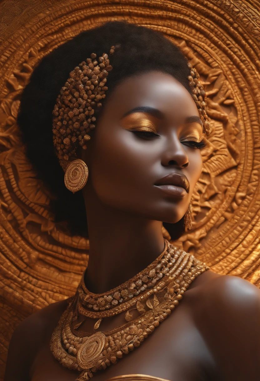 (Professional 3D rendering:1.3) de (Realistic:1.3) Foto de arte mais bonito do mundo,Obaluaiê, The African Orisha, homem forte,roupas brancas e pretas,Orisha of the healing of the men of the earth,cores branco e preto, vestindo um ade detalhado e intrincado, wry look, cosmic god,impressionismo,Afrofuturista, close rosto, 8k unidade render, poros da pele, very dark lighting, sombreamento pesado, circunstanciado, rosto detalhado, (Vibrando, fotografia realista, Realistic, Dramatic, Escuro, foco nítido, 8k), (Roupas africanas de tribos :1.4), ((((use tecidos)))), (intrincado:1.4), decadente, (altamente detalhado:1.4), Pintura digital, rendering by octane, art stations, conceito-arte, liso, foco nítido, germe da arte, (Loish:0.23), Wlop Ilya Kuvshinov, e greg rutkowski e alphonse mucha gracias, (global ilumination, studiolight, light volumetric), chuva forte, floating particles, fantasia, Nosso, close-up rosto, ((Fundo escuro noite estrelada:1.3)),CGSesociedade,art stations