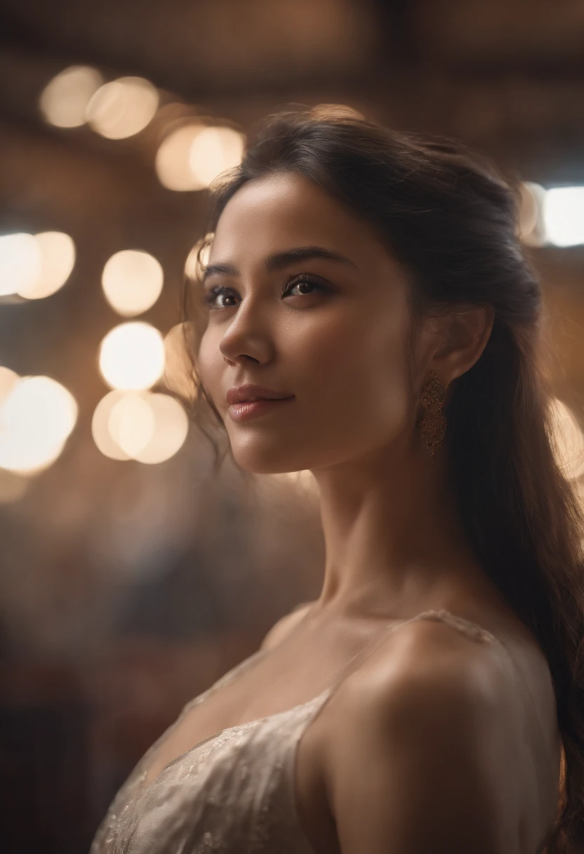 nsfw, (RAW photo, best quality), (realistic, photo realistic: 1.3), best quality, highly detailed, dancing, flying, panorama, vista, smile, shy, floating, levitating, dynamic pose, masterpiece, super detailed, illustration, 1 girl, upper_body, dynamic angle, world masterpiece theater, messy_long_hair, best quality, extremely detailed CG Unity 8k wallpaper, ink, amazing, cinematic lighting, lens_ flare，dunhuang_style，