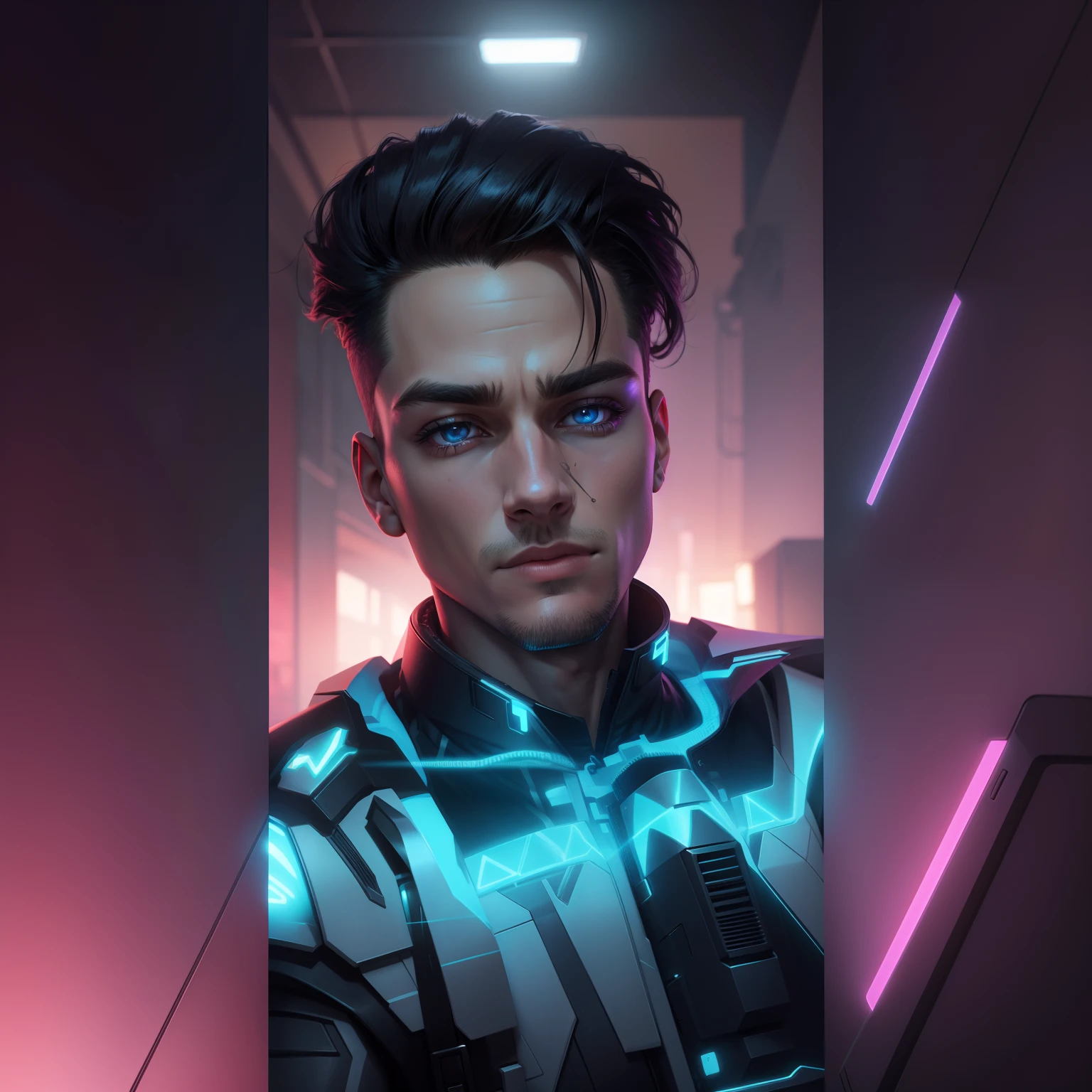 Change background cyber punk handsome boy, realistic face, 8k ultra realistic world handsome boy,