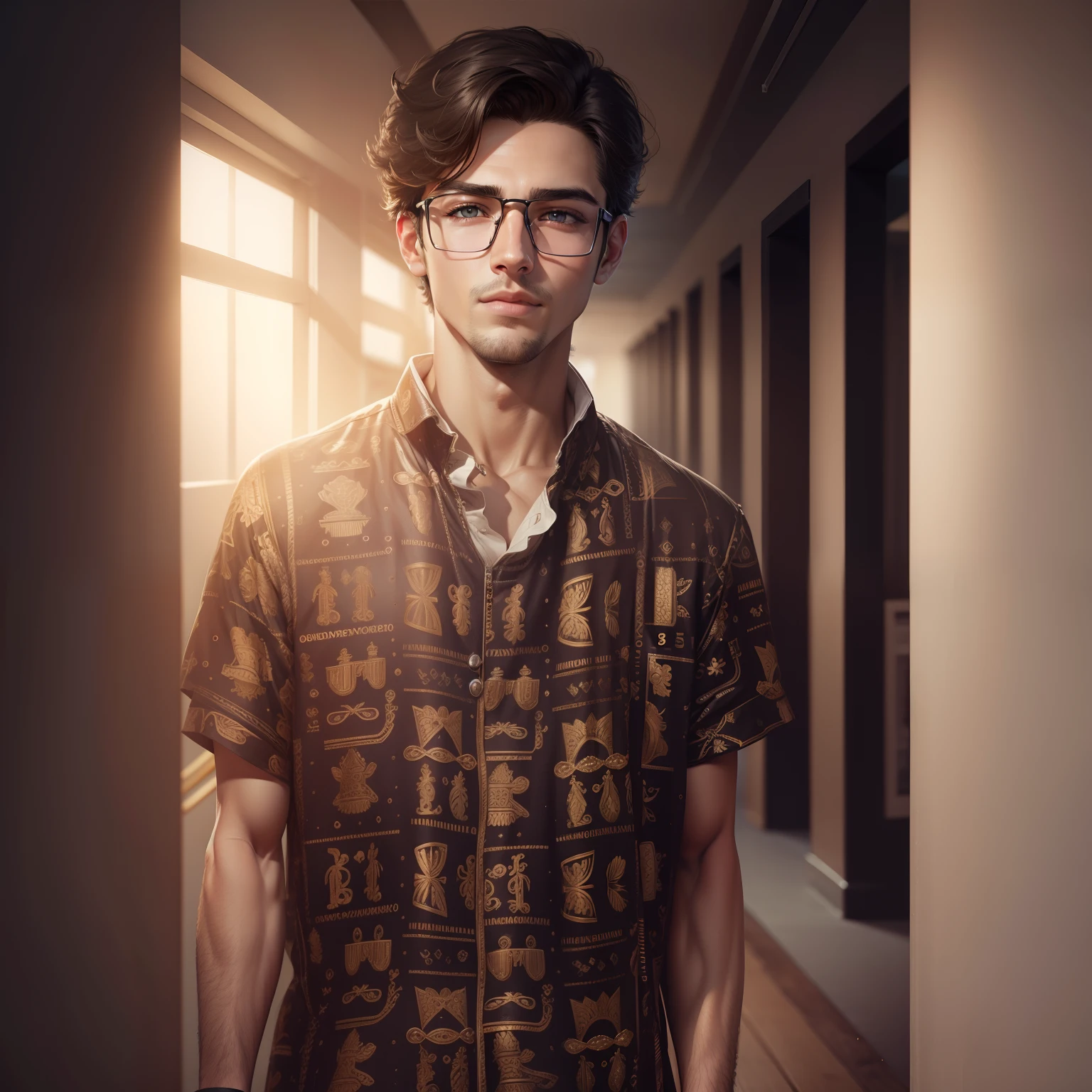 Change background handsome boy, realistic face, 8k ultra realistic world handsome boy