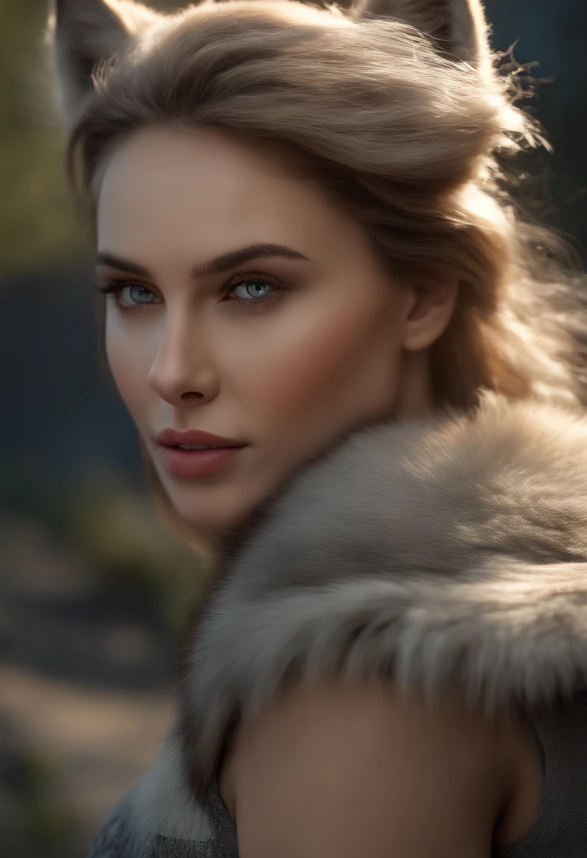 A giant wild gray wolf protects the beautiful girl
(Masterpiece: 1.5) (Photorealistic: 1.1) (Bokeh) (Best quality) (Detailed skin texture, pores, hair: 1.1) (Intricate) (8K) (hdr) (the wallpaper) (Cinematic lighting) (Sharp focus )