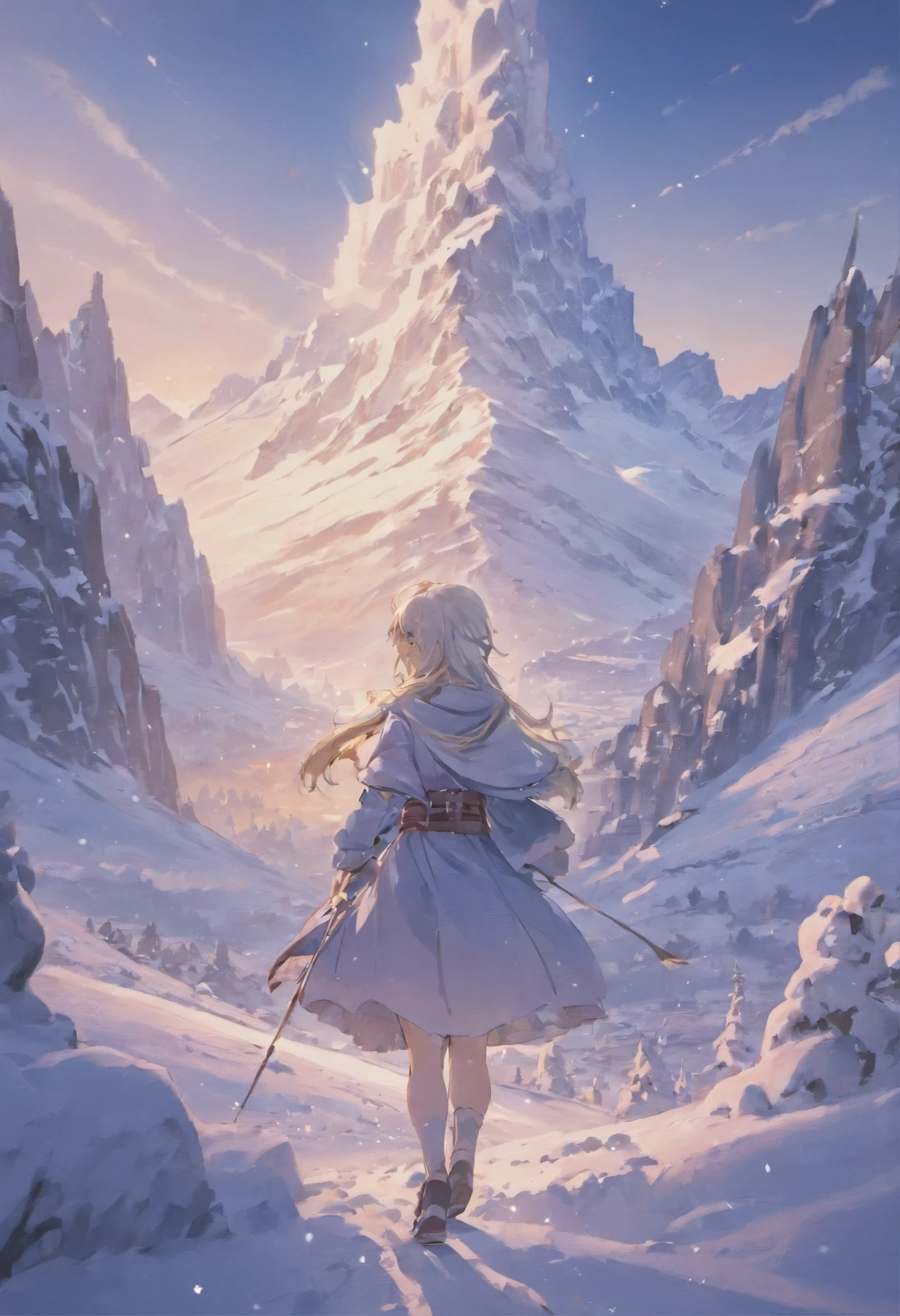 snow-covered mountains,majestic peaks,breathtaking scenery,snow-covered slopes,towering cliffs,vast wilderness,serene atmosphere,crystal-clear sky,peaceful environment, untouched beauty,stunning landscape,wonders of nature,winter wonderland:1.2,highest image quality,ticker,ticker,professional-grade,vibrant colors,bokeh,beautiful scenery,dramatic lighting.