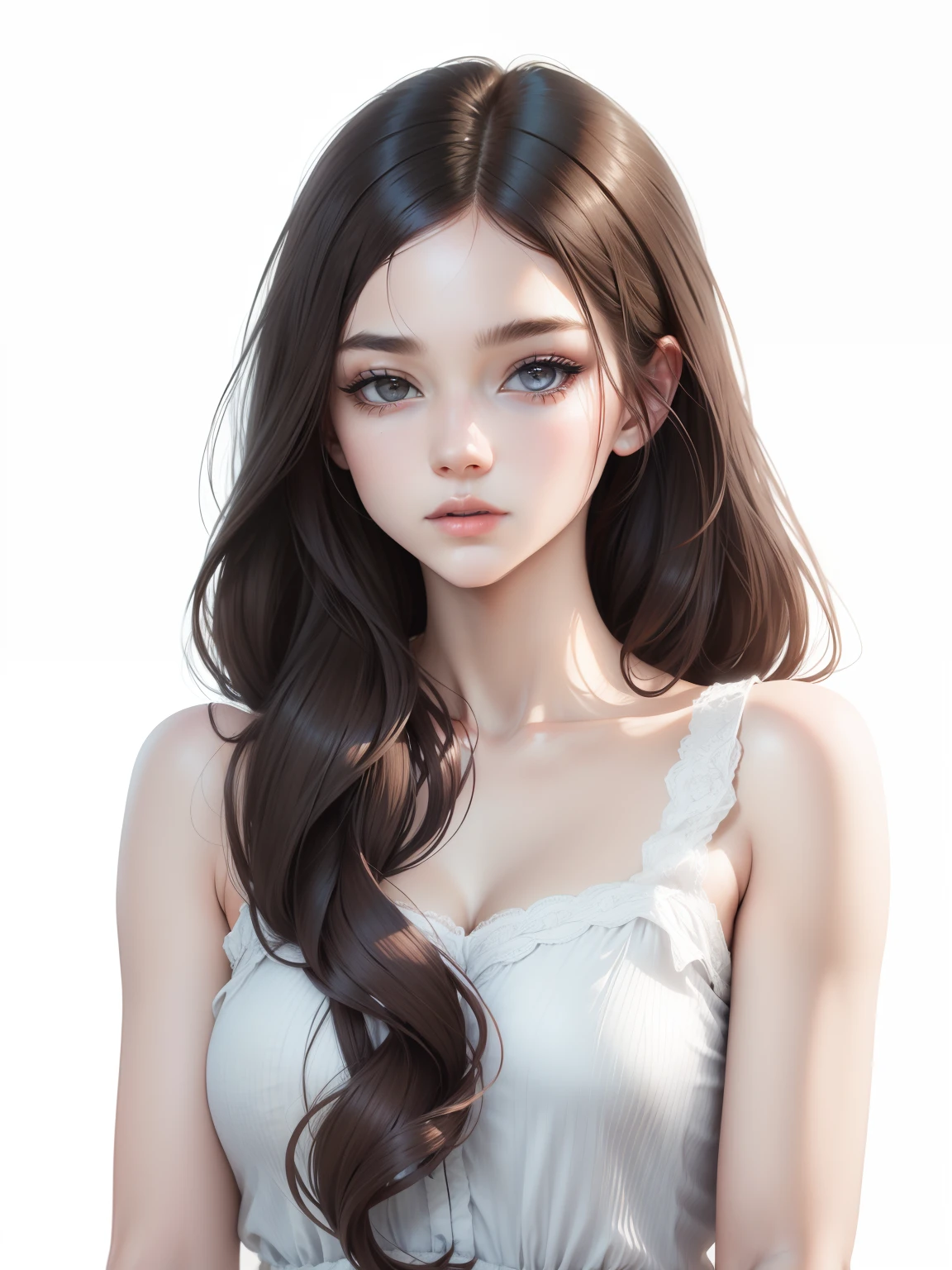 1girl, long hair, beautiful face