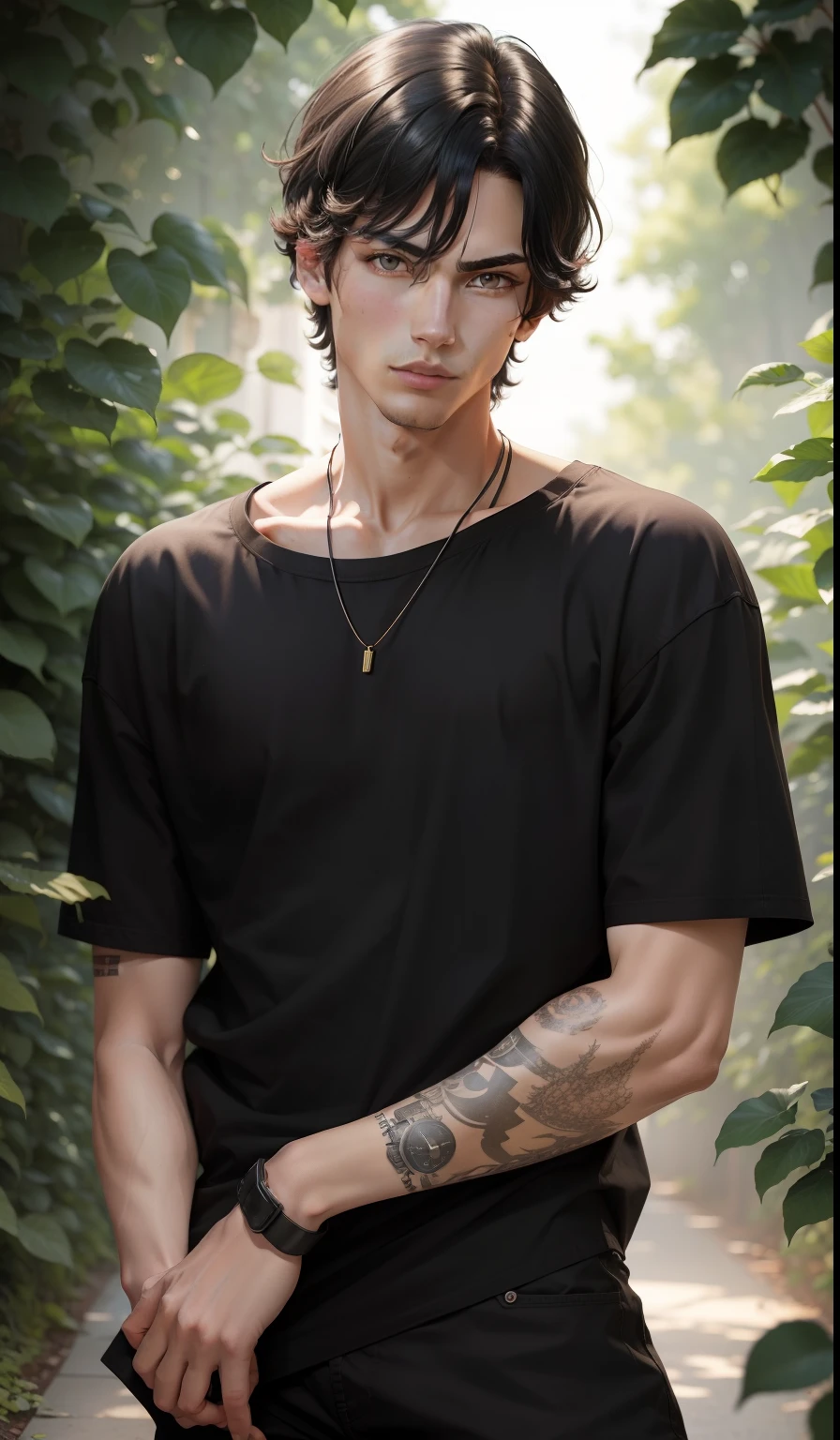 I man, black hair, cool