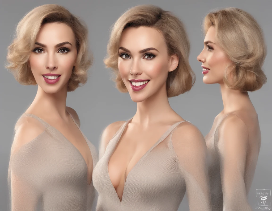 Name: Scarlett Johansson
Age: 36
Height: 5'4"
Weight: 125 lbs
Body Type: Fit and Curvy
Head:
- Face Shape: Oval
- Skin Tone: Fair with a warm undertone
- Eyes: Deep blue, almond-shaped
- Eyebrows: Thick and slightly arched, dark brown
- Nose: Straight and proportionate
- Lips: Plump, natural pink color
- Smile: Radiant and confident
Body:
- Shoulders: Broad and toned
- Arms: Well-defined muscles, slender wrists
- Bust: Full and natural, perfectly proportioned
- Waist: Small, hourglass figure
- Hips: Curvaceous and well-defined
- Legs: Long and toned, athletic calves
- Feet: Petite, well-maintained
Style:
- Fashion Sense: Versatile and trendy, effortlessly chic
- Hair: Blonde, medium-length with loose waves
- Makeup: Natural and radiant, enhancing her features
- Clothing: Dresses that accentuate her curves, tailored suits, casual yet stylish ensembles
Overall Presence:
- Confident and charismatic
- Approachable and down-to-earth
- Elegance mixed with a hint of edginess
- An embodiment of true beauty and grace