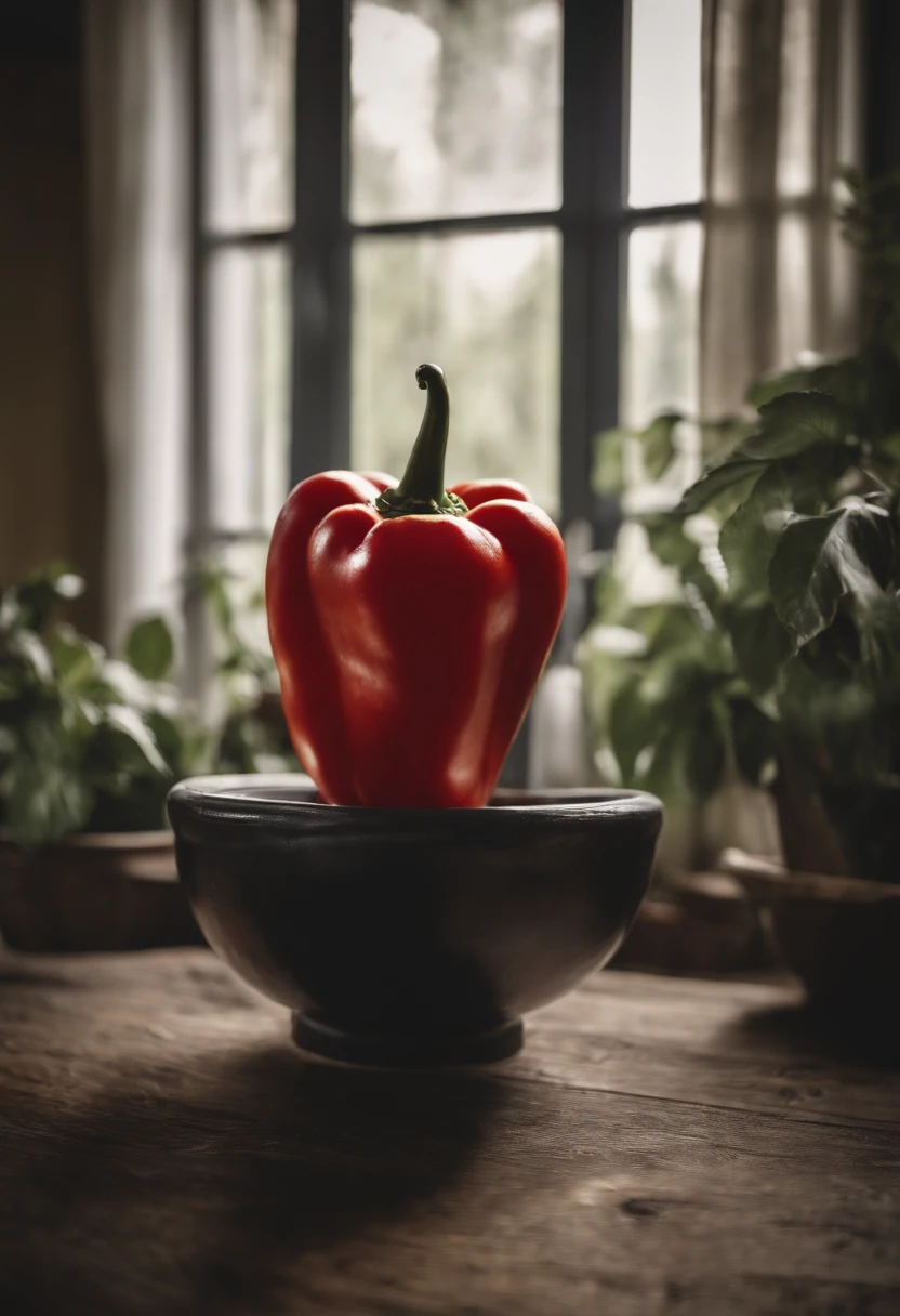 A large pepper, Holding a huge chili pepper, really large bosum, humongous large breast, Huge fruit, it is very huge, very large bosum, largest haunches ever, Big pepper, Incredible masterpiece, wonderful masterpiece, unusual composition