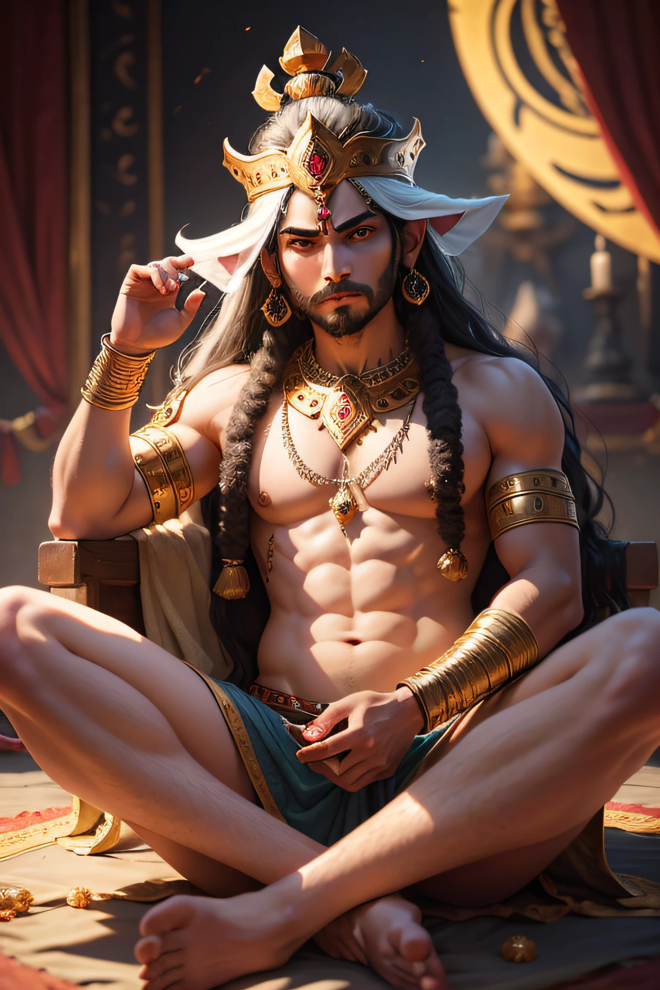 The narrative of Ruler Ganesha and Master Kartikeya, otherwise called Murugan or Skanda, is a famous Hindu legendary story. Showing significant moral and profound lessons is frequently utilized. Here is the full story:
Once, there was a strong evil spirit named Tarakasura. He had acquired monstrous power through profound compensation and had become almost strong. With his freshly discovered strength, he threatened the sky and the Earth. He vanquished the sky and ousted the divine beings from their residence.
The divine beings, including Master Brahma, Ruler Vishnu, and Ruler Shiva, were profoundly pained by Tarakasura's rule of dread. They understood that main a kid brought into the world of Ruler Shiva could overcome Tarakasura. Nonetheless, Ruler Shiva was in profound reflection and had revoked common undertakings, including day-to-day life. The divine beings were confronted with a problem.
To address this situation, they looked for the assistance of Ruler Kamadeva, the lord of affection and want. They requested that Kamadeva shoot his adoration bolt at Ruler Shiva to break his contemplation and stir his advantage in Parvati, the of the Himalayas, who had been brought into the world determined to wed Master Shiva and bear his youngster.
Kamadeva concurred and went to Mount Kailash, where Ruler Shiva was pondering. He shot his bolt at Ruler Shiva, who was stirred from his profound daze. In any case, Ruler Shiva was irritated that his contemplation had been upset, and he opened his third eye, burning Kamadeva up.
In the meantime, not entirely set in stone to wed Ruler Shiva and embraced serious compensation to prevail upon him. Her dedication and atonement satisfied Master Shiva, and he consented to wed her.
Not long after their marriage, Parvati became pregnant, and her unborn kid was bound to be the person who might overcome Tarakasura. Nonetheless, it was not satisfactory whether it would be a child or a girl.
The divine beings were as yet worr